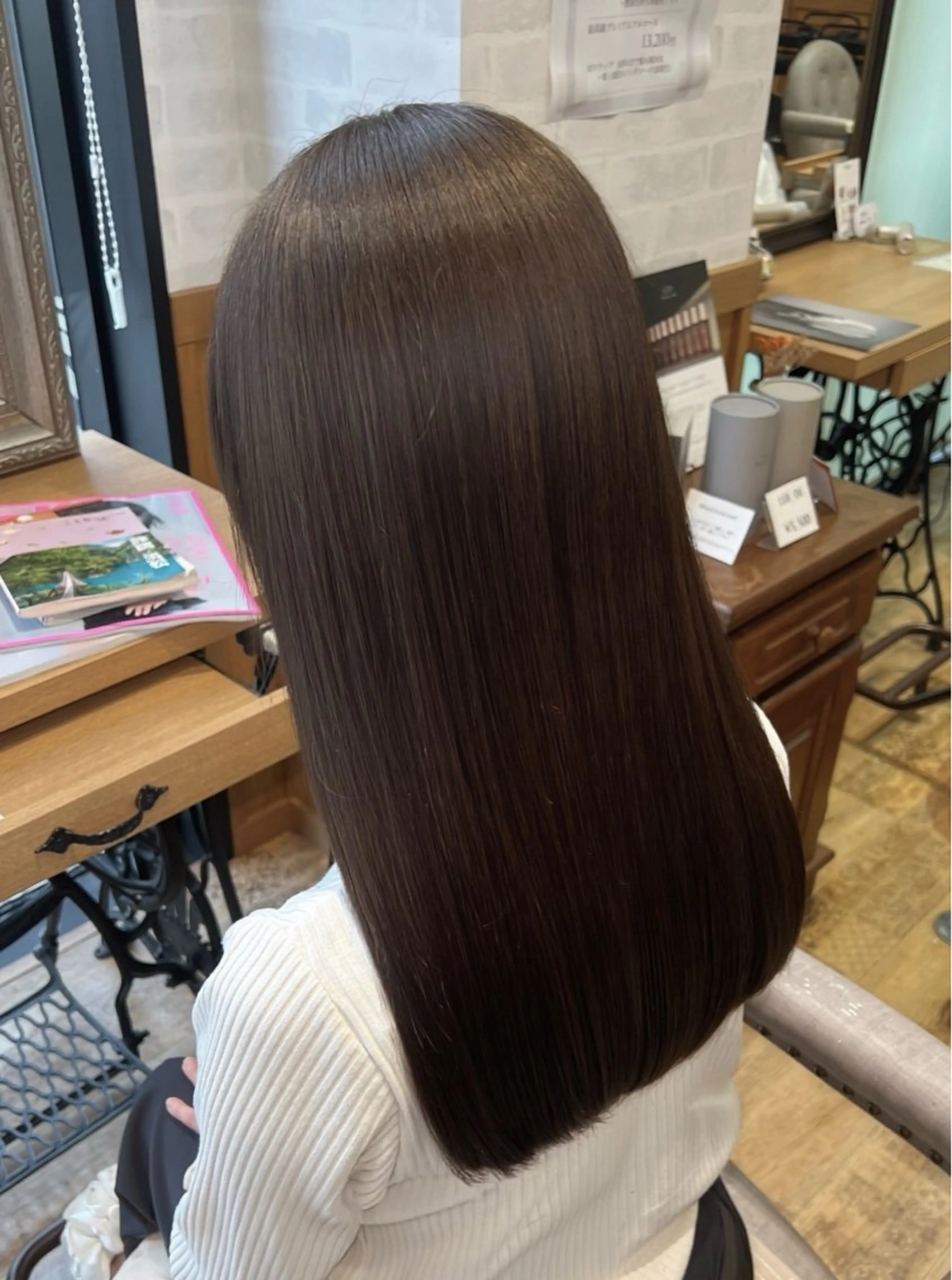 ロング カラー 顔周りカット/透明感 カラー🤍大塚蛍のヘアスタイル