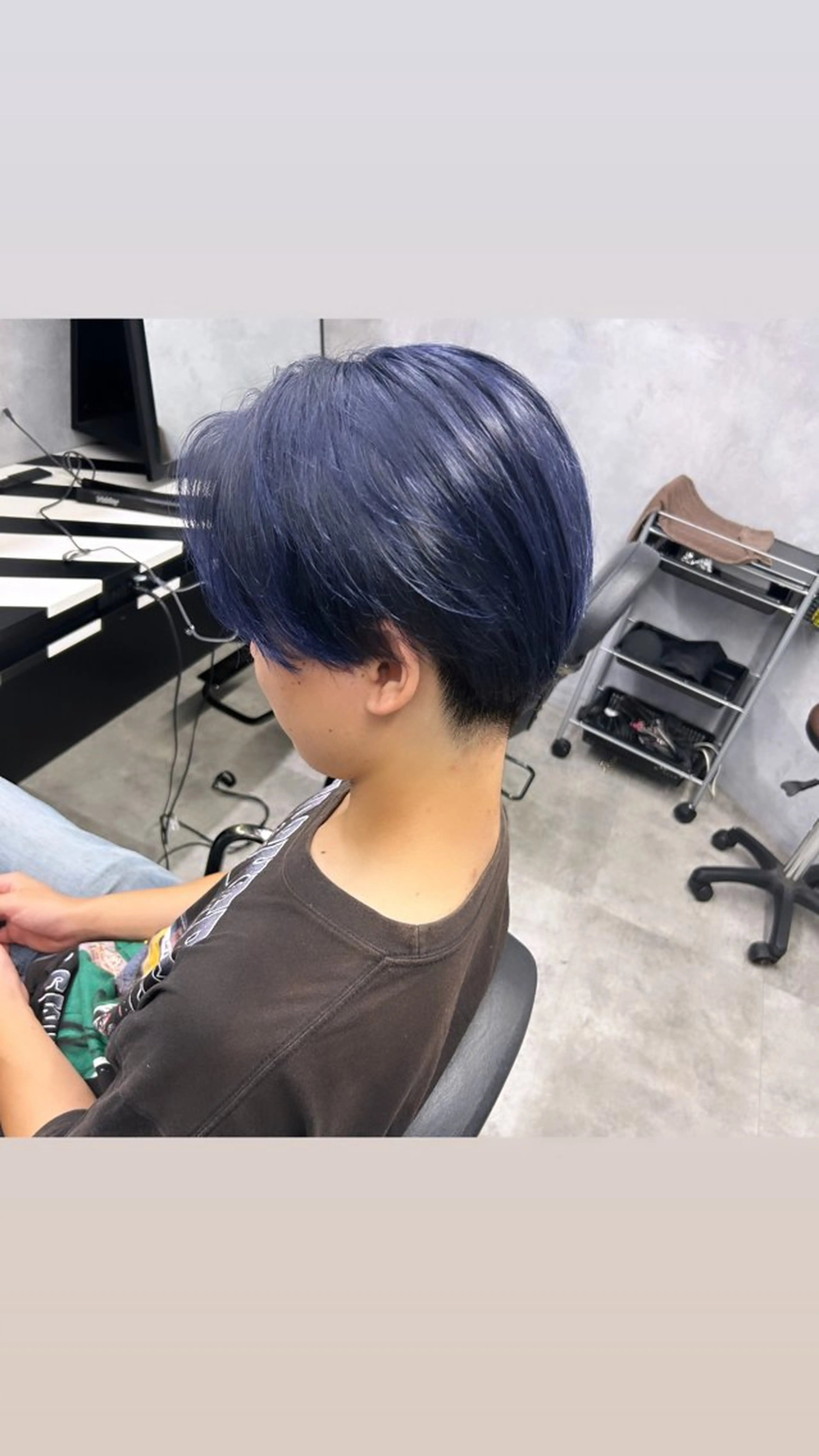 メンズ 縮毛矯正・髪質改善 特化 出納 直起のヘアスタイル