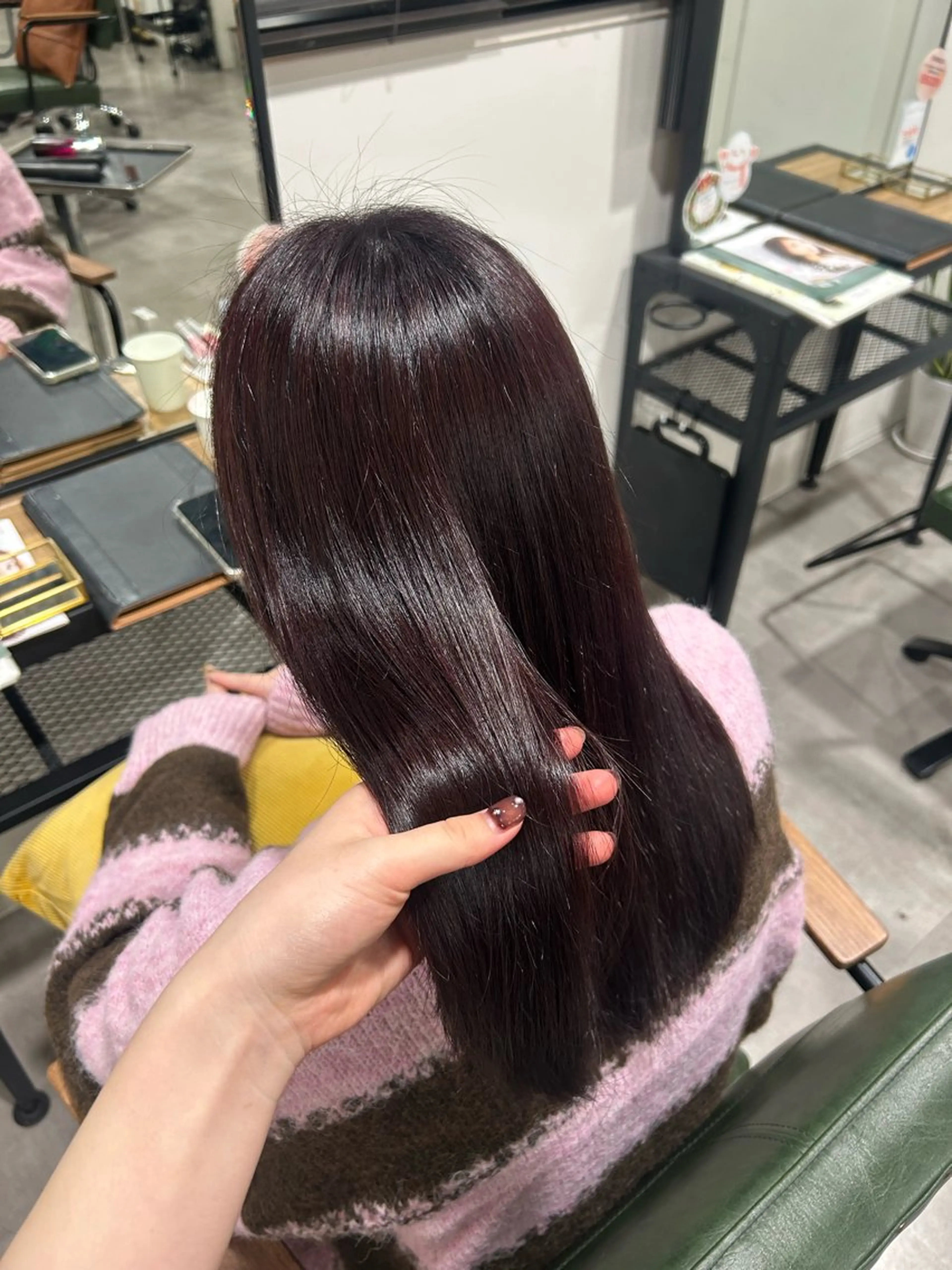 カラー kanae🫧 ｜透明感カラー｜平尾のヘアスタイル