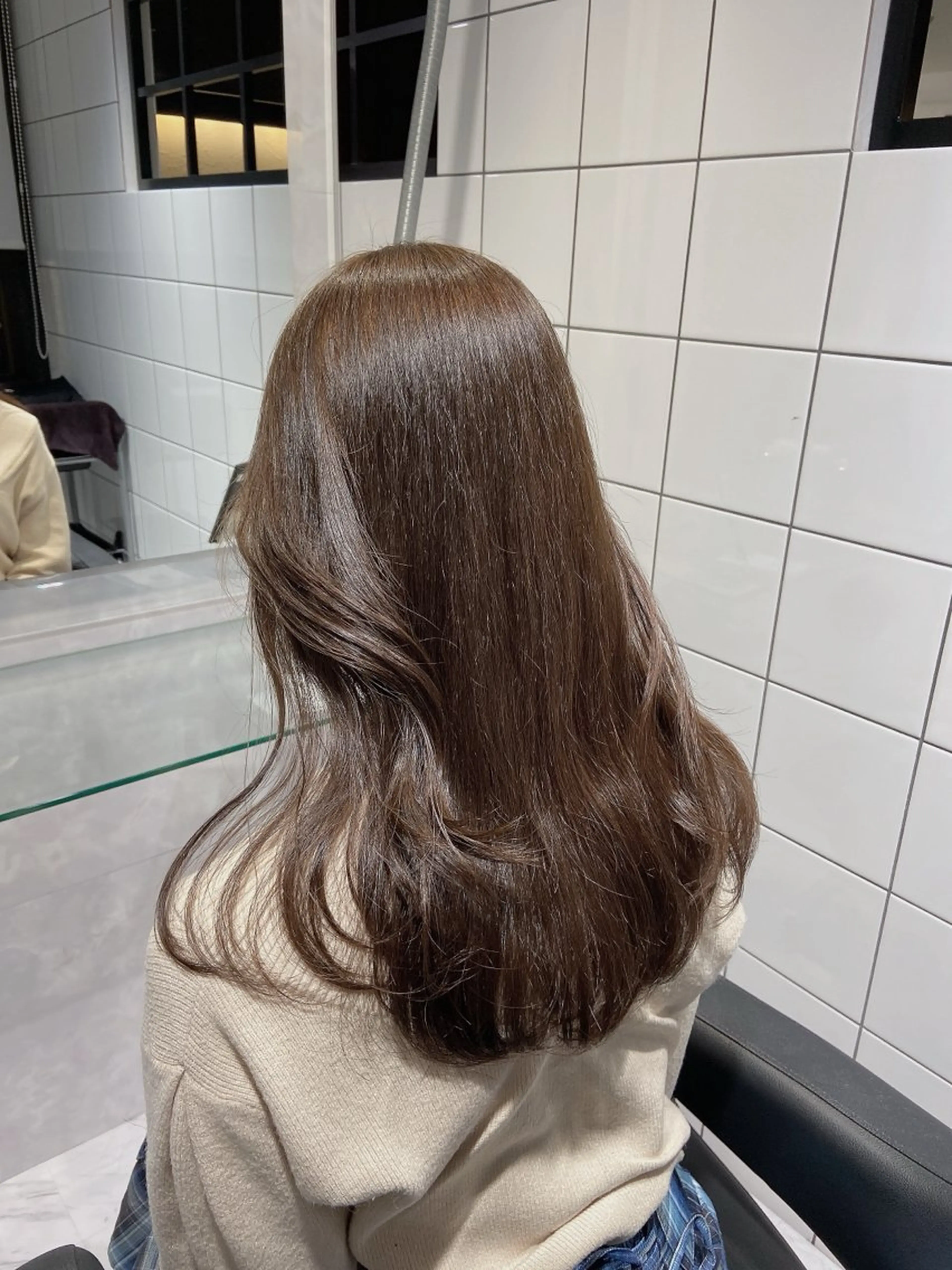 セミロング カラー ヘアカラー トリートメント ヘッドスパ ヘアセット レイヤー✂︎赤み消し 髪質改善/井上健太のヘアスタイル