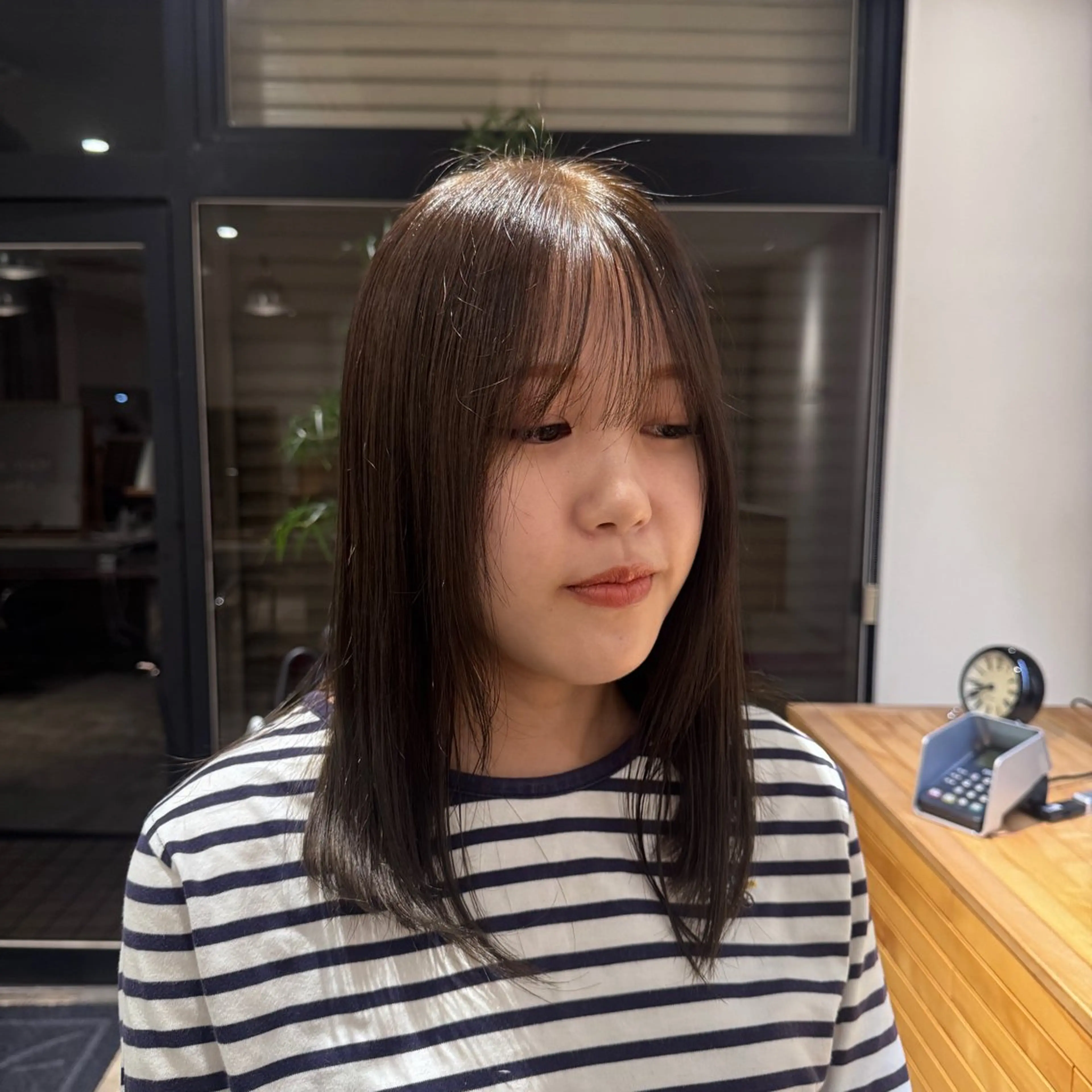 ミディアム カラー NAVY miyoshiのヘアスタイル