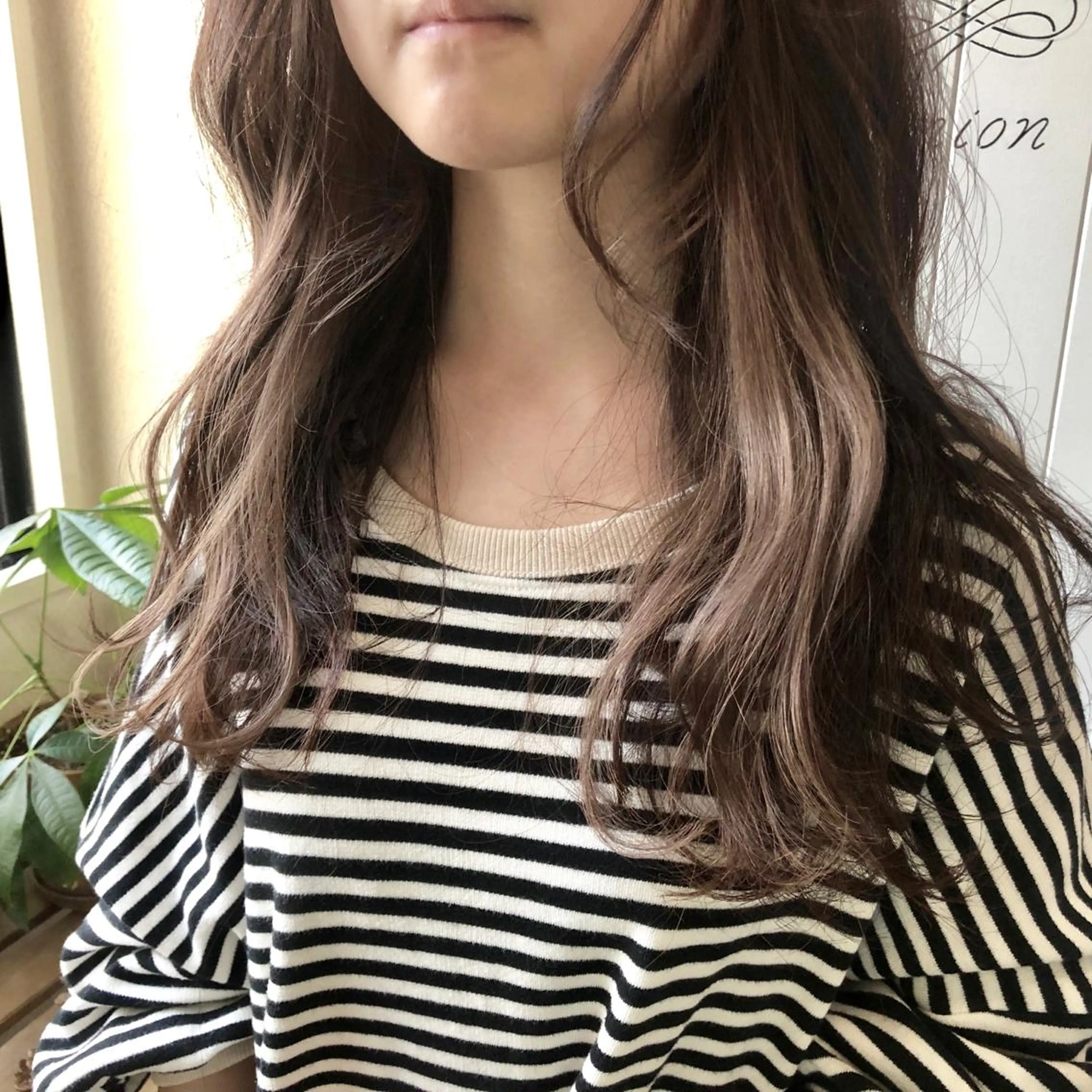 セミロング カラー インナーカラー 江上拓郎/ショート /酸性ストレートのヘアスタイル