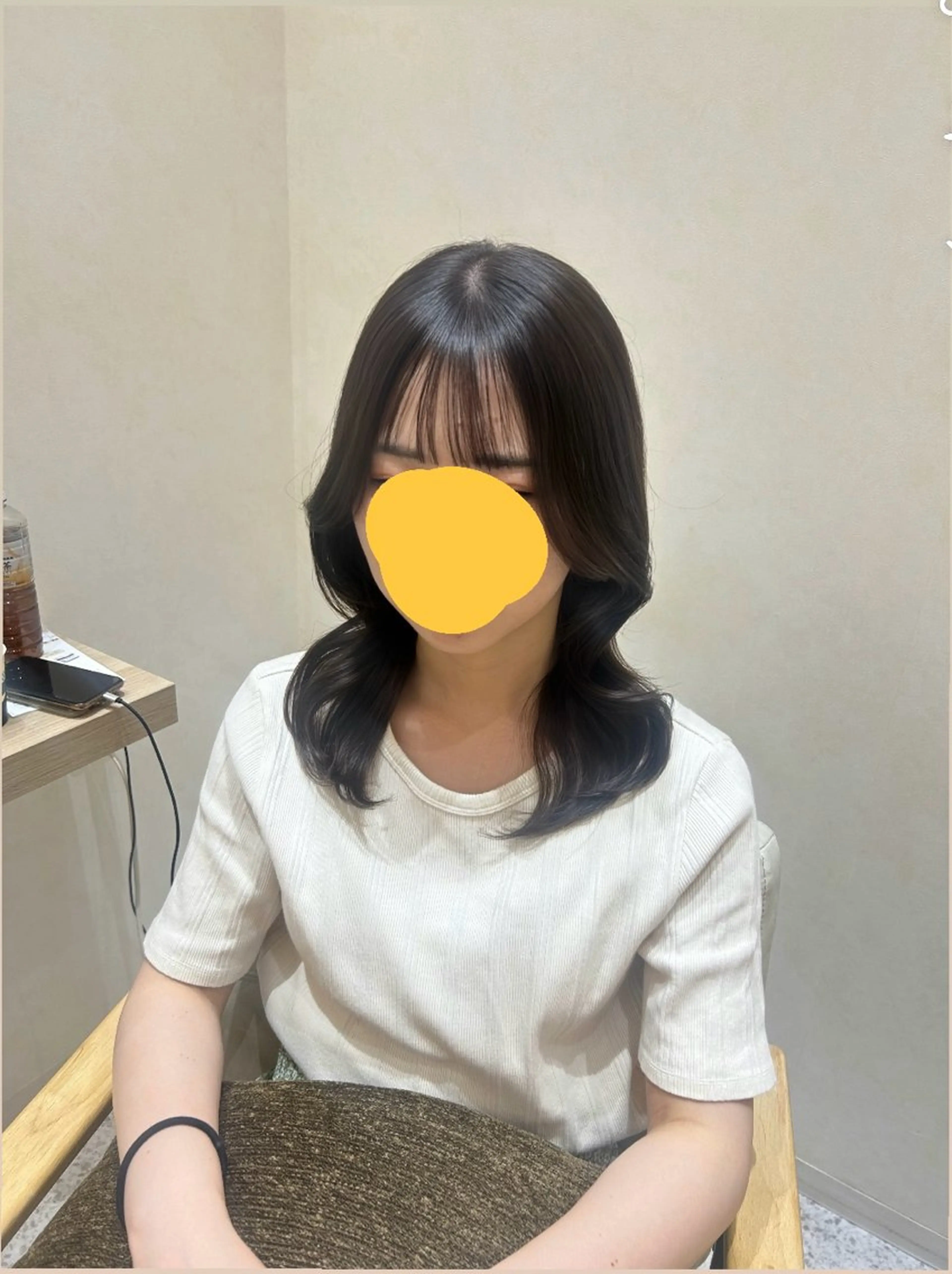 ミディアム Yamamoto 半個室美容室zinaのヘアスタイル
