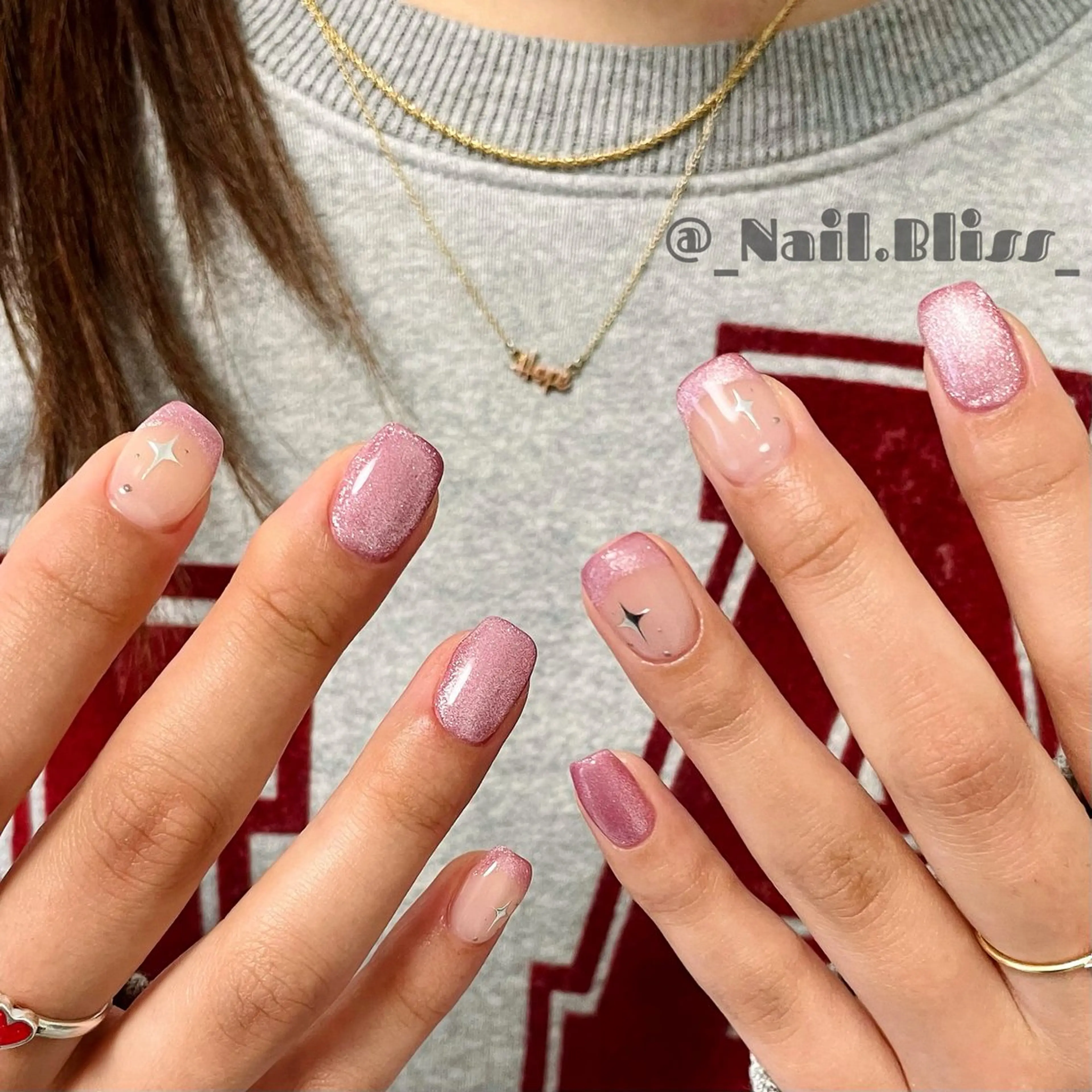 ネイル マグネットネイル ハンドネイル NAIL BLISSのネイルデザイン