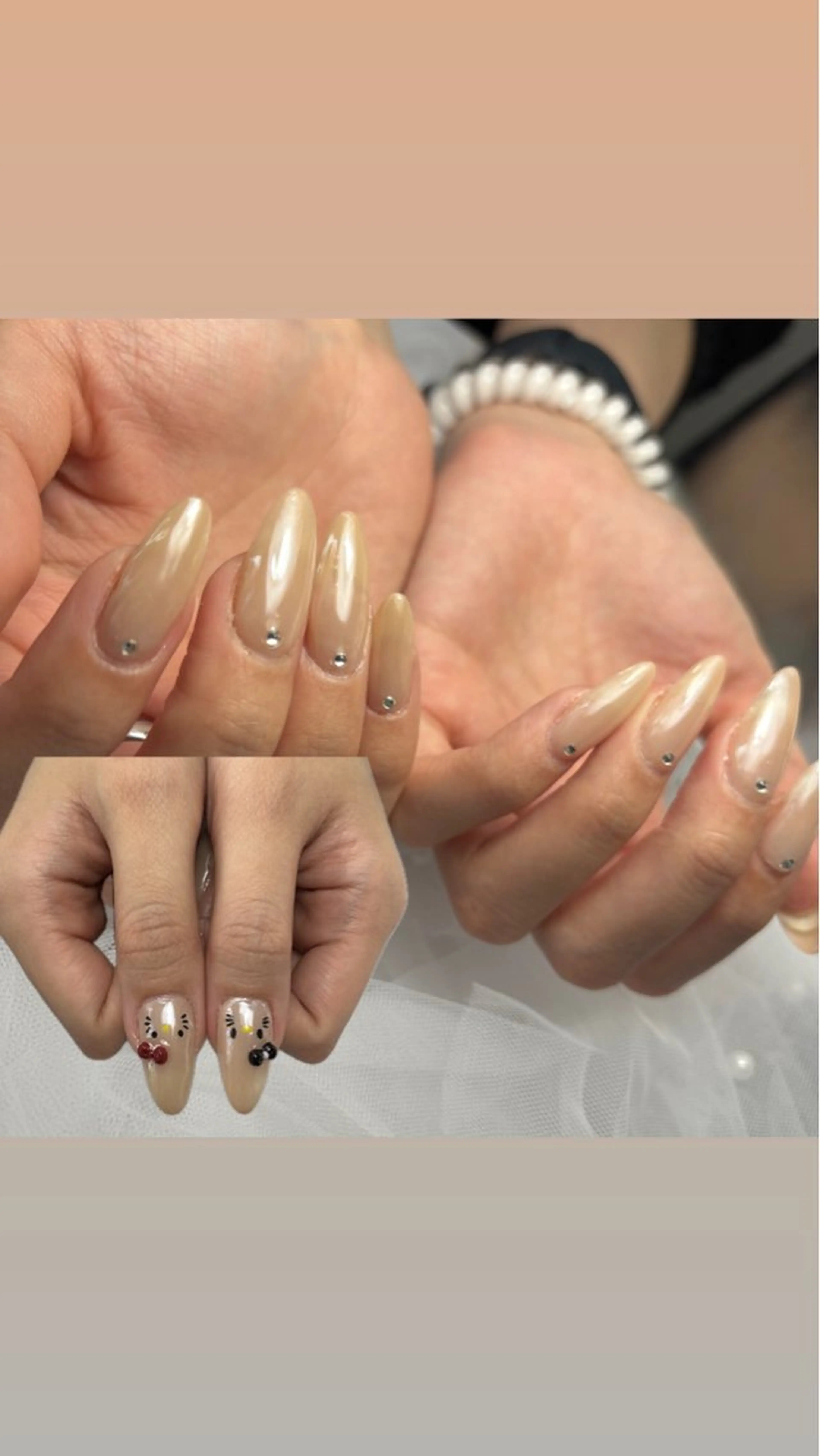 ネイル アートネイル オーロラネイル ハンドネイル Nail Salon noiのネイルデザイン