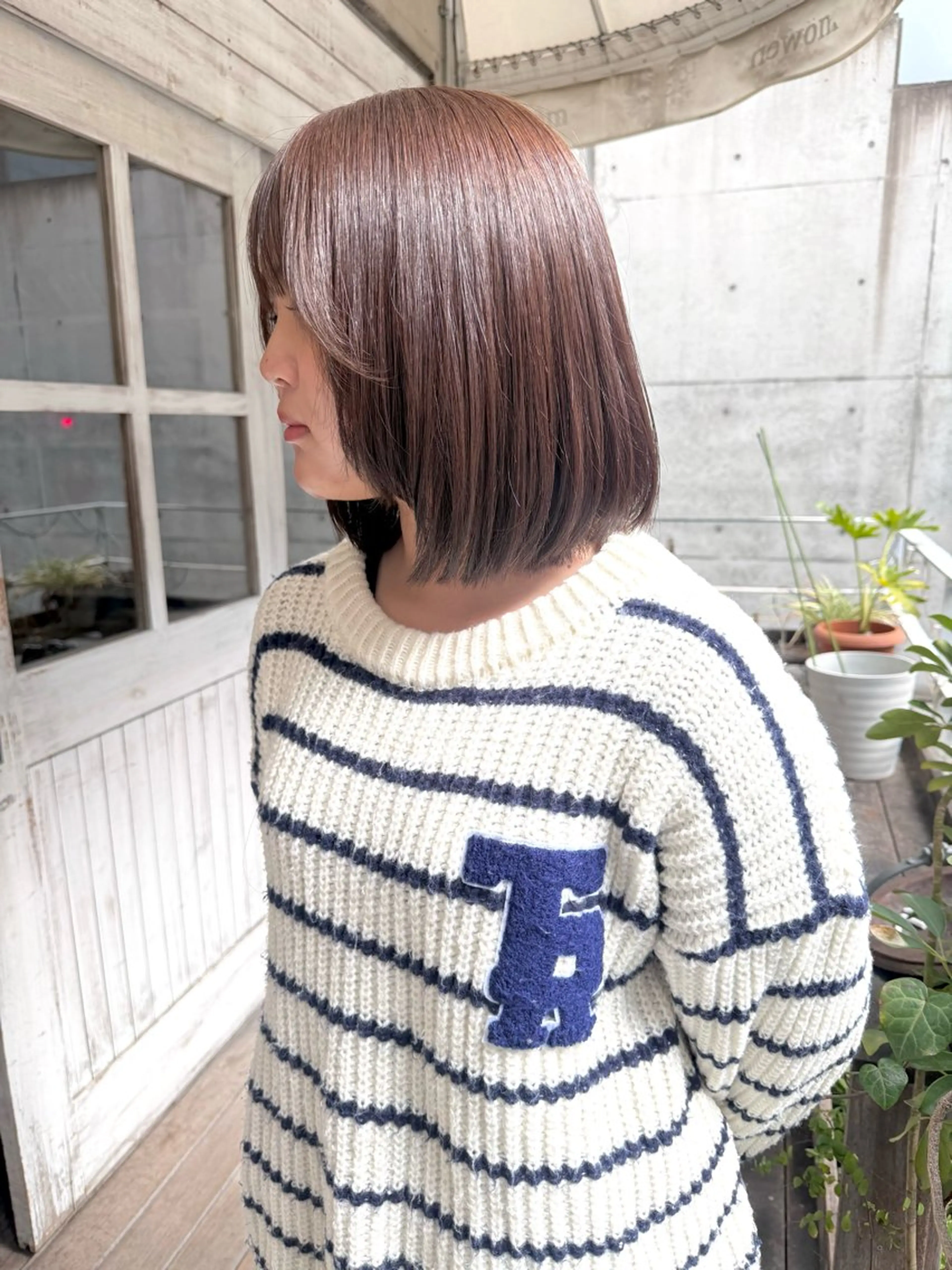 ミディアム カラー メンズ ヘアカラー トリートメント 艶髪/ハイトーン /masami🩵のヘアスタイル