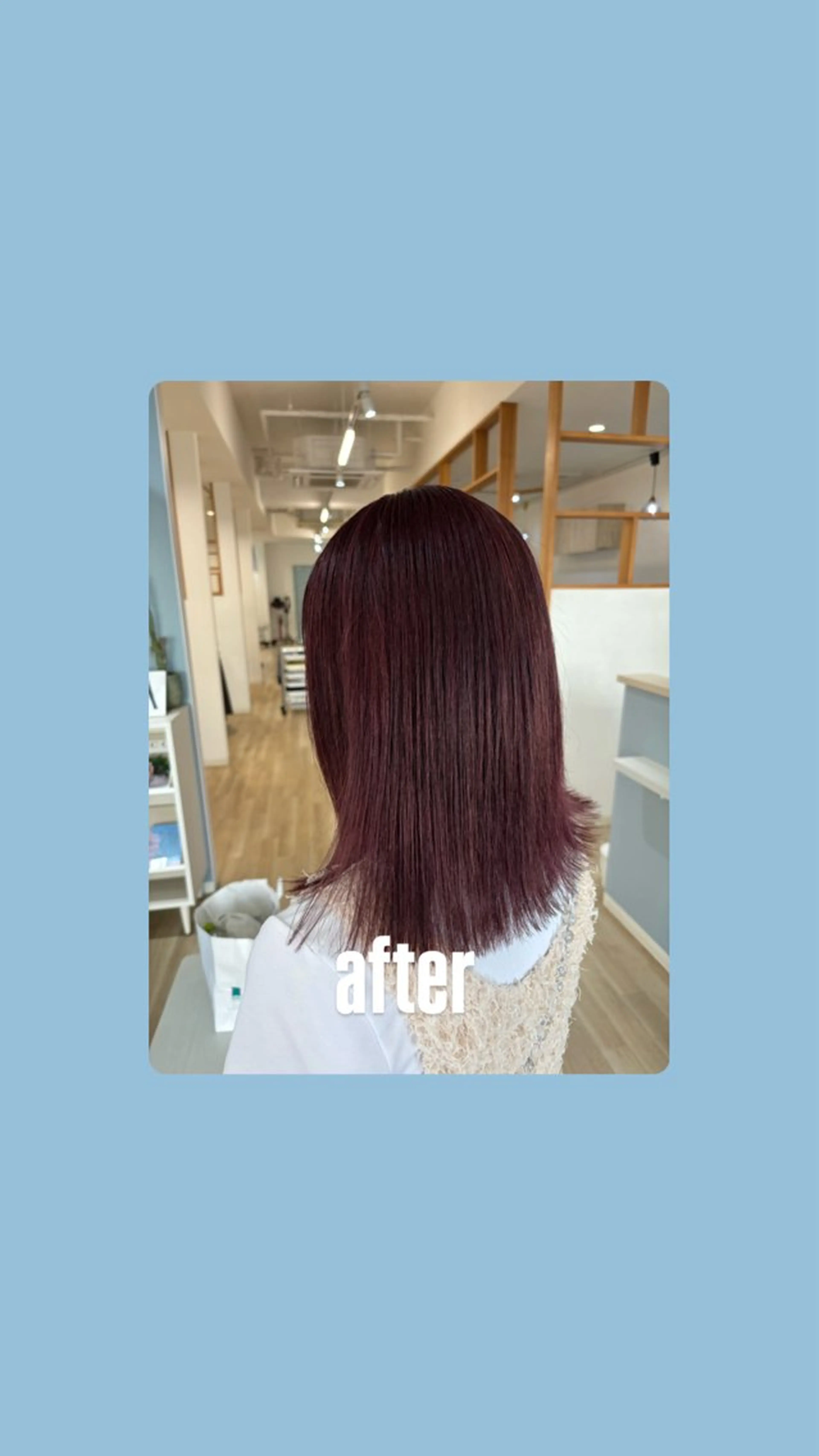 ミディアム 『大西　陸』 透明感color🔆のヘアスタイル