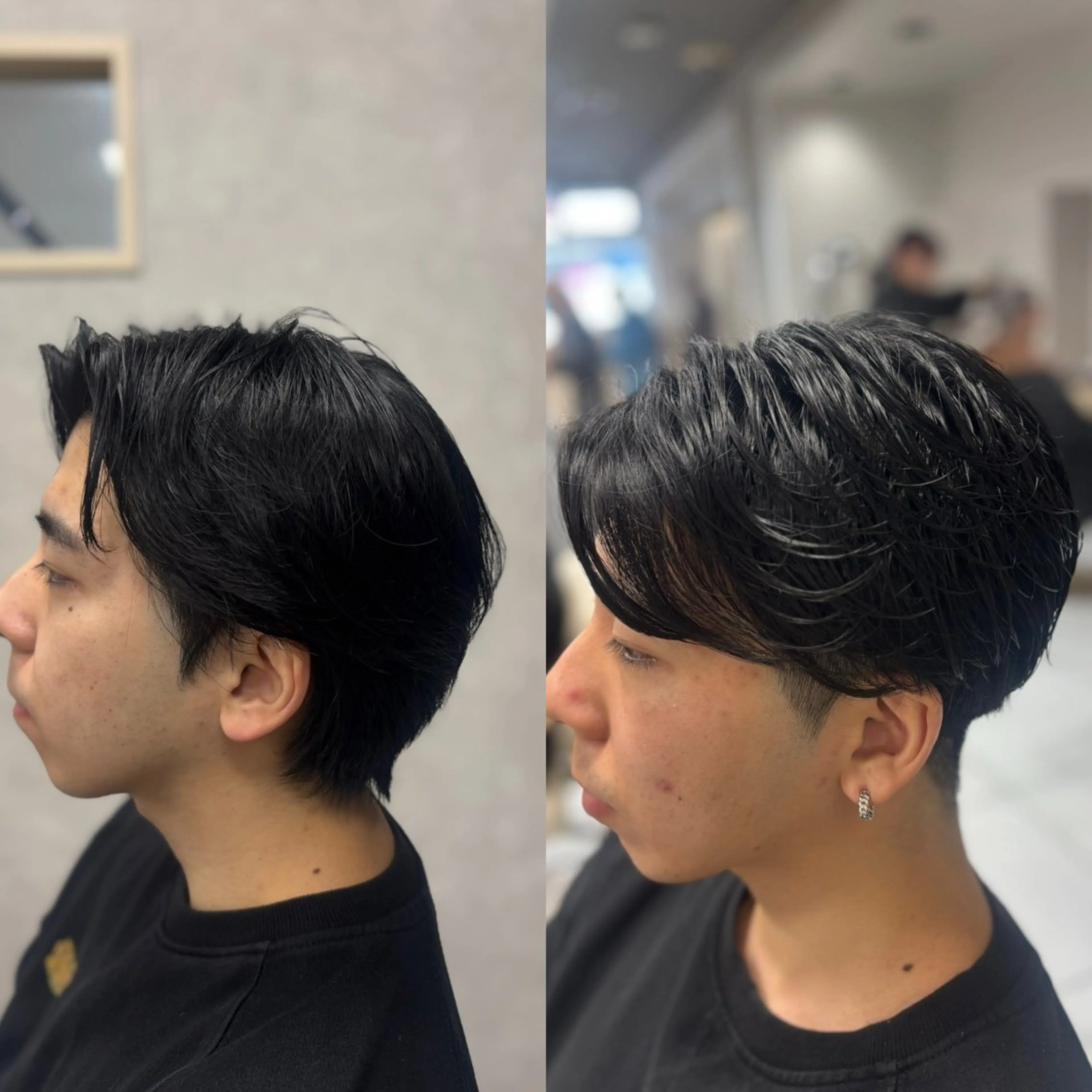 ショート パーマ メンズ カット パーマ メンズ特化韓国風 パーマスタイル/りんのヘアスタイル