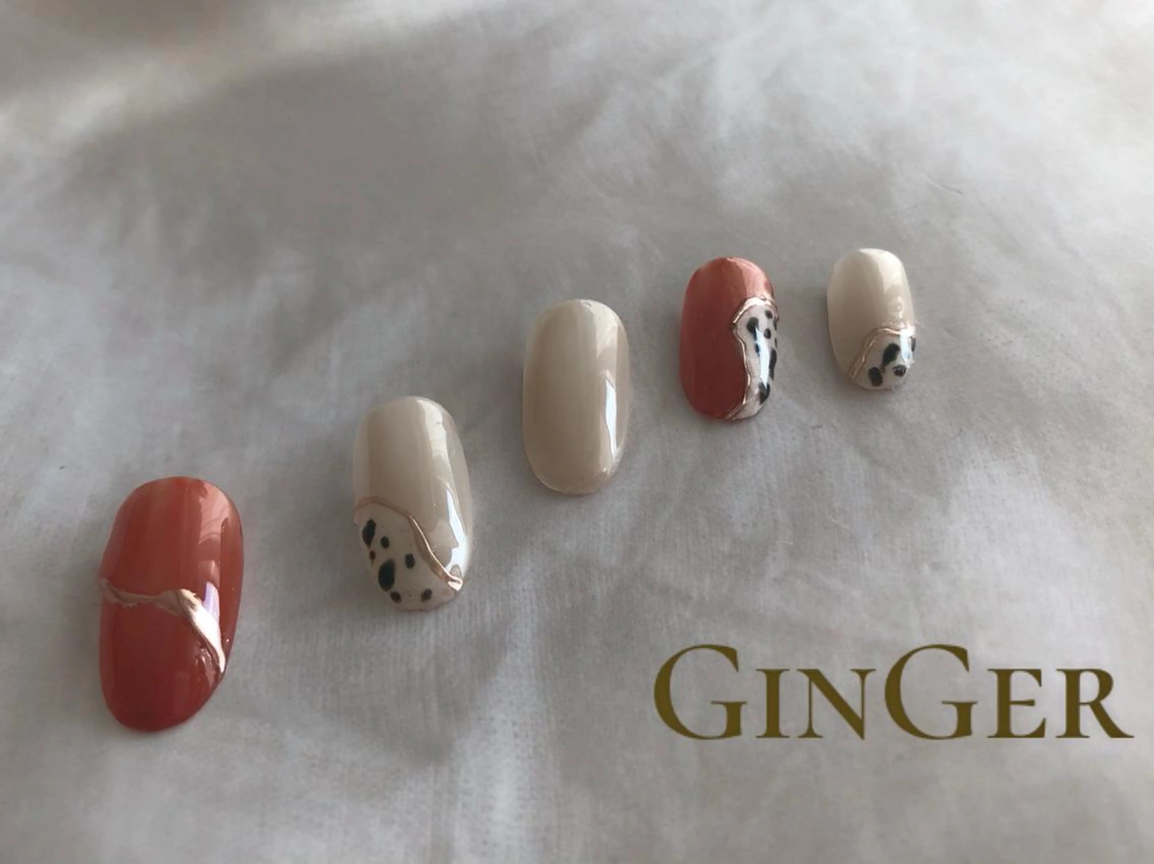 ネイル フットネイル GinGer nail salonのネイルデザイン