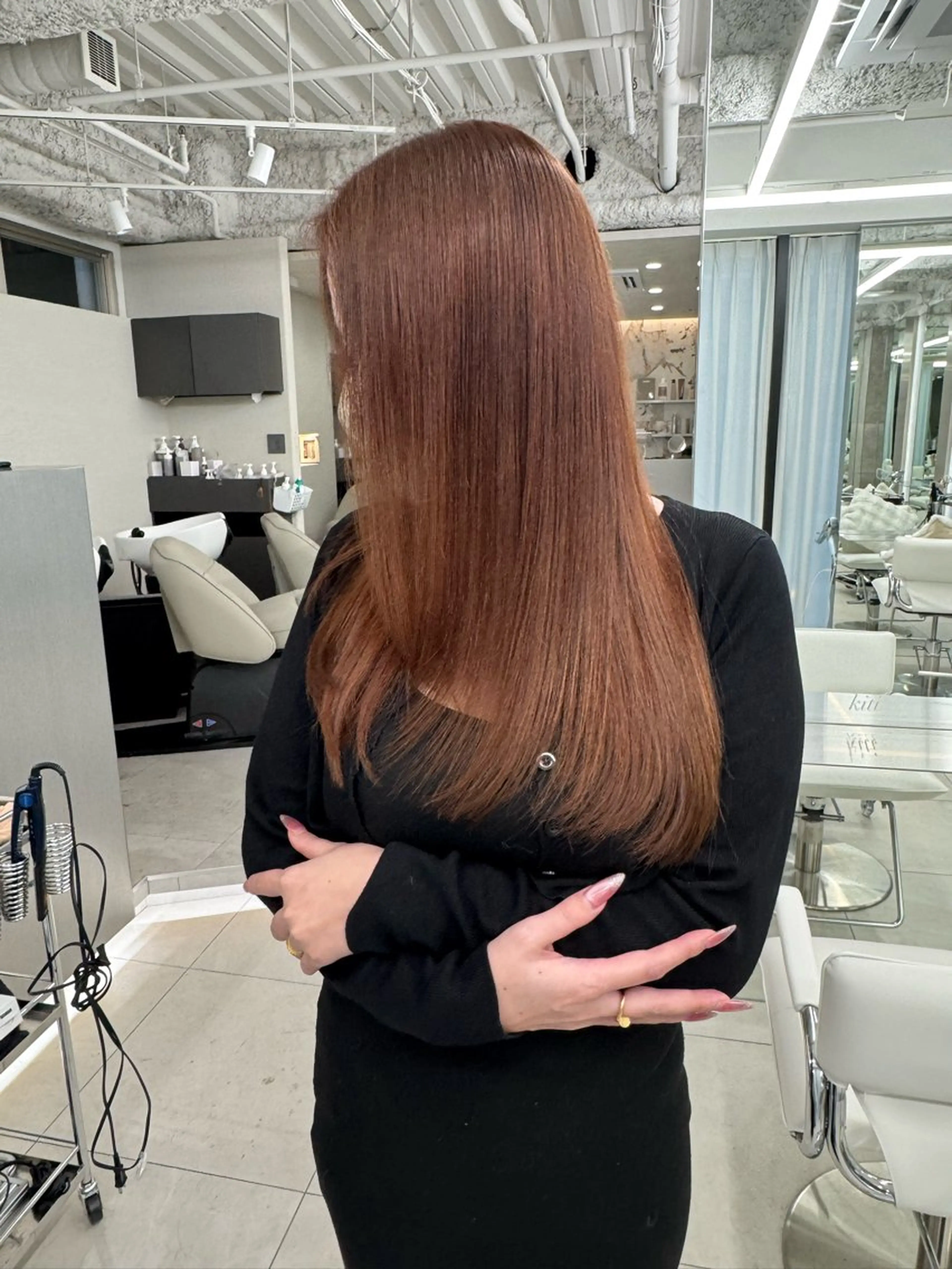 セミロング カラー ヘアカラー ヘアセット 栄美容師/kiti /ボブ/ケントのヘアスタイル