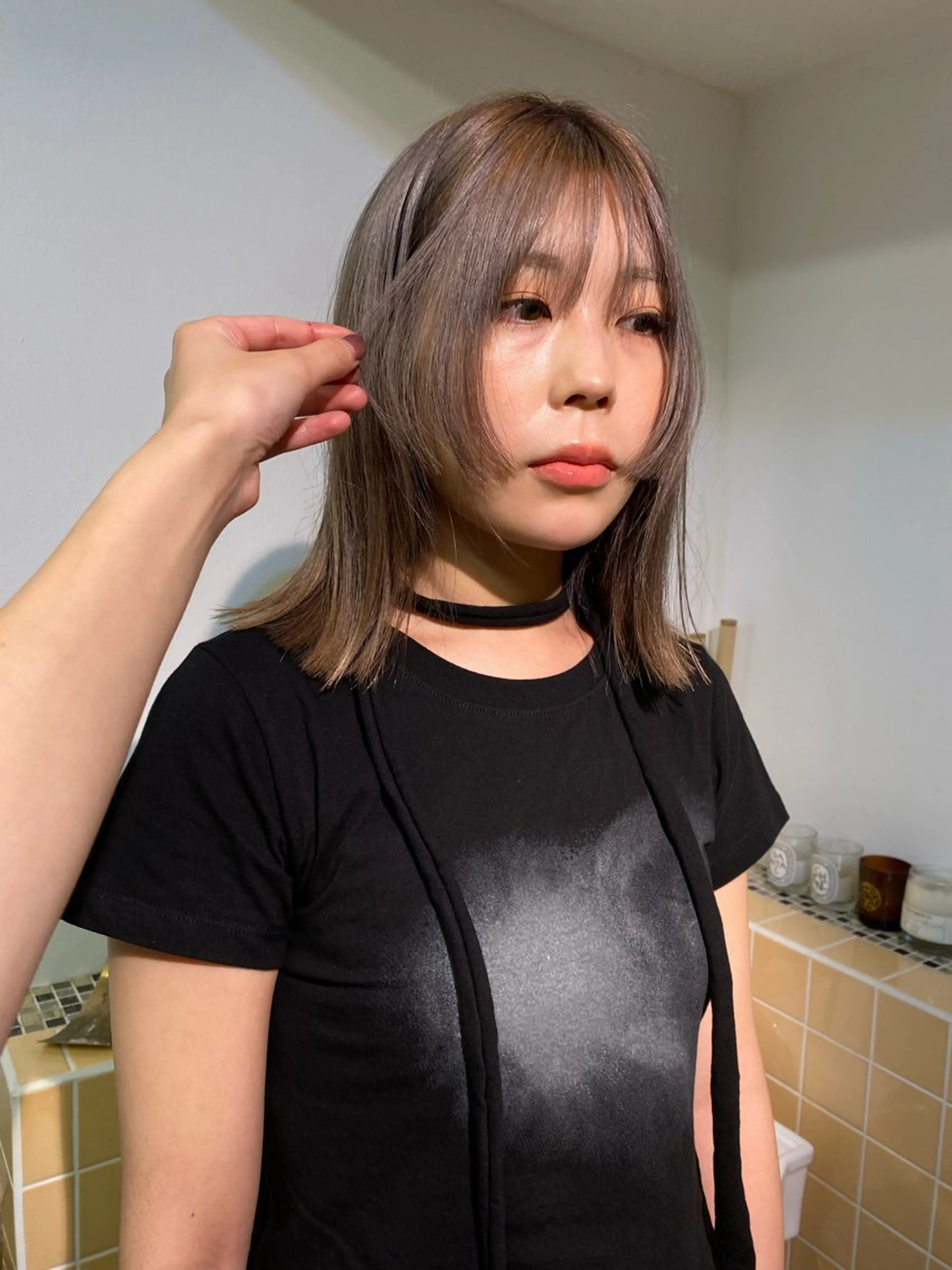 セミロング カラー ヘアカラー iroha/ n.w.h🎀のヘアスタイル