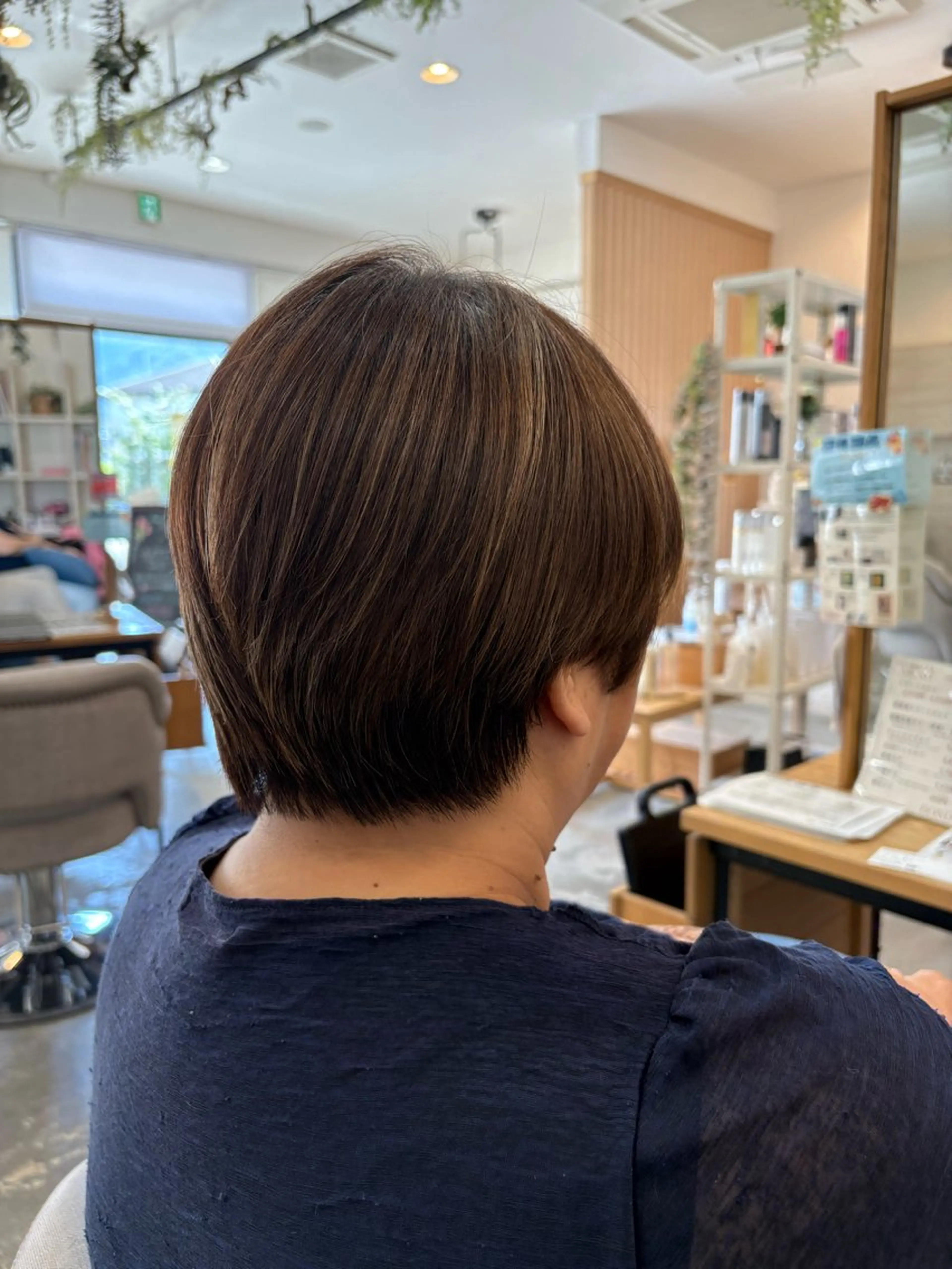 ショート ショートボブ ボブ ショートヘア 新畑 京子のヘアスタイル