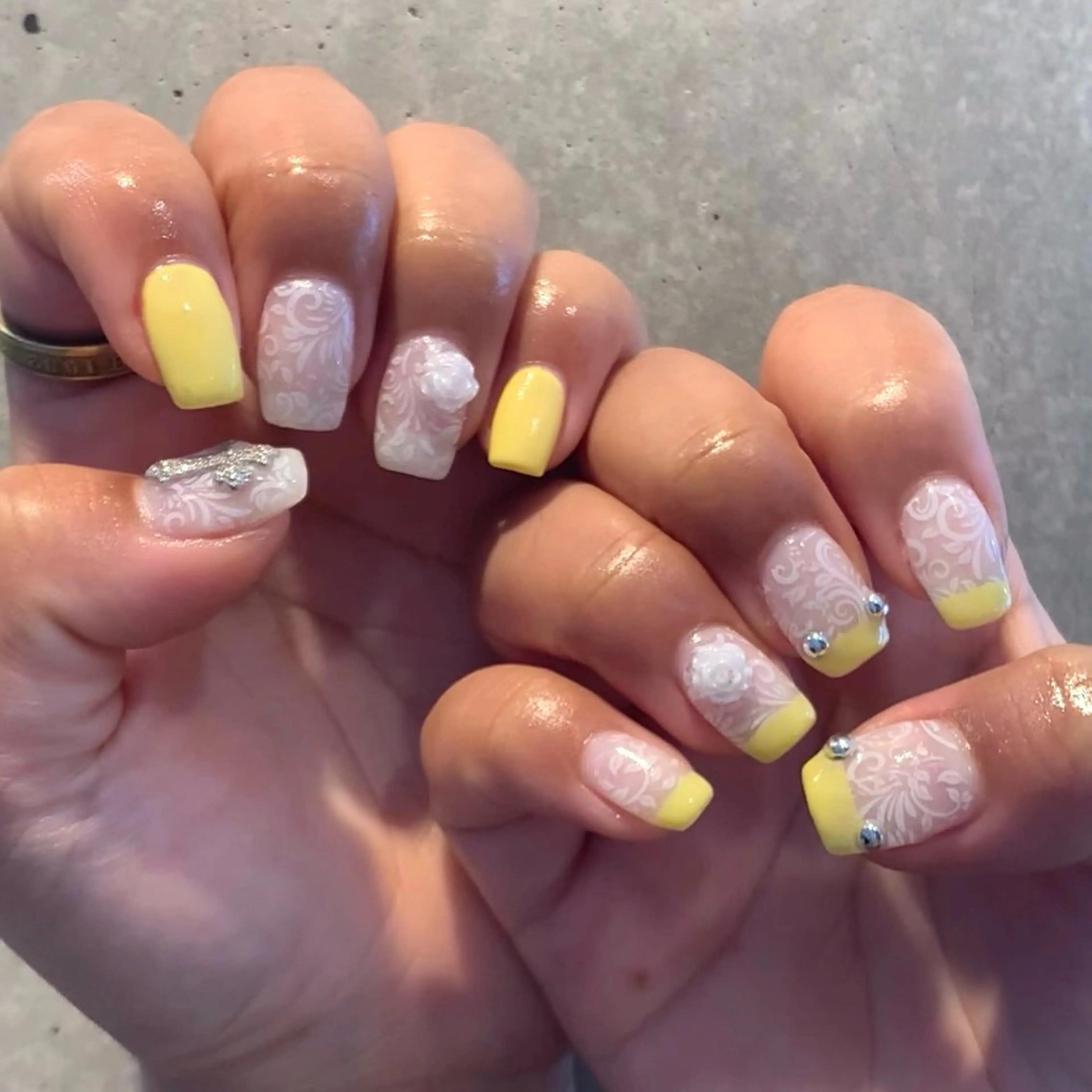 ネイル ハンドネイル 【ANEMONA】 NIHOのマツエク・マツパデザイン