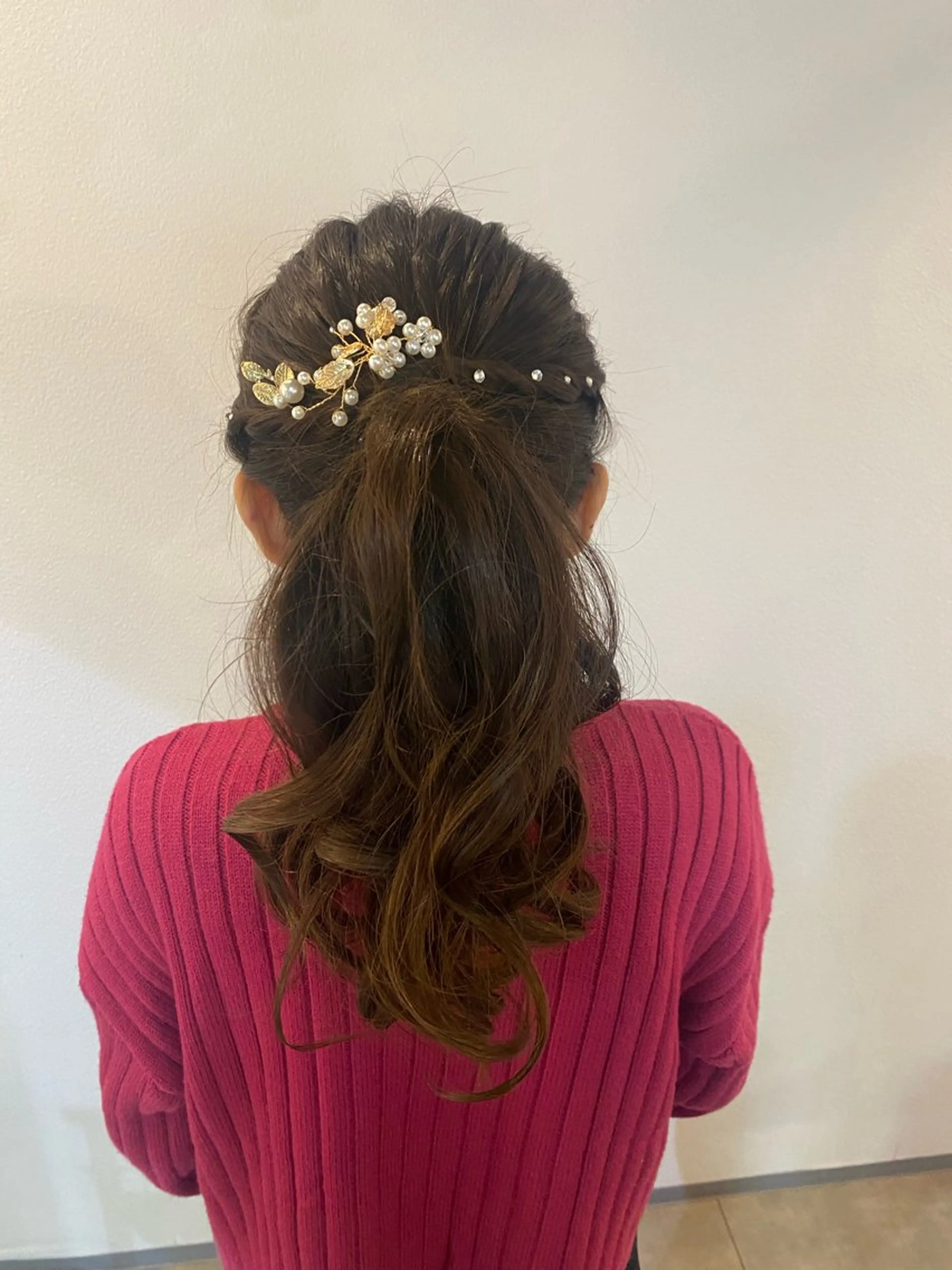 ロング ヘアアレンジ ヘアセット maya マヤのヘアスタイル