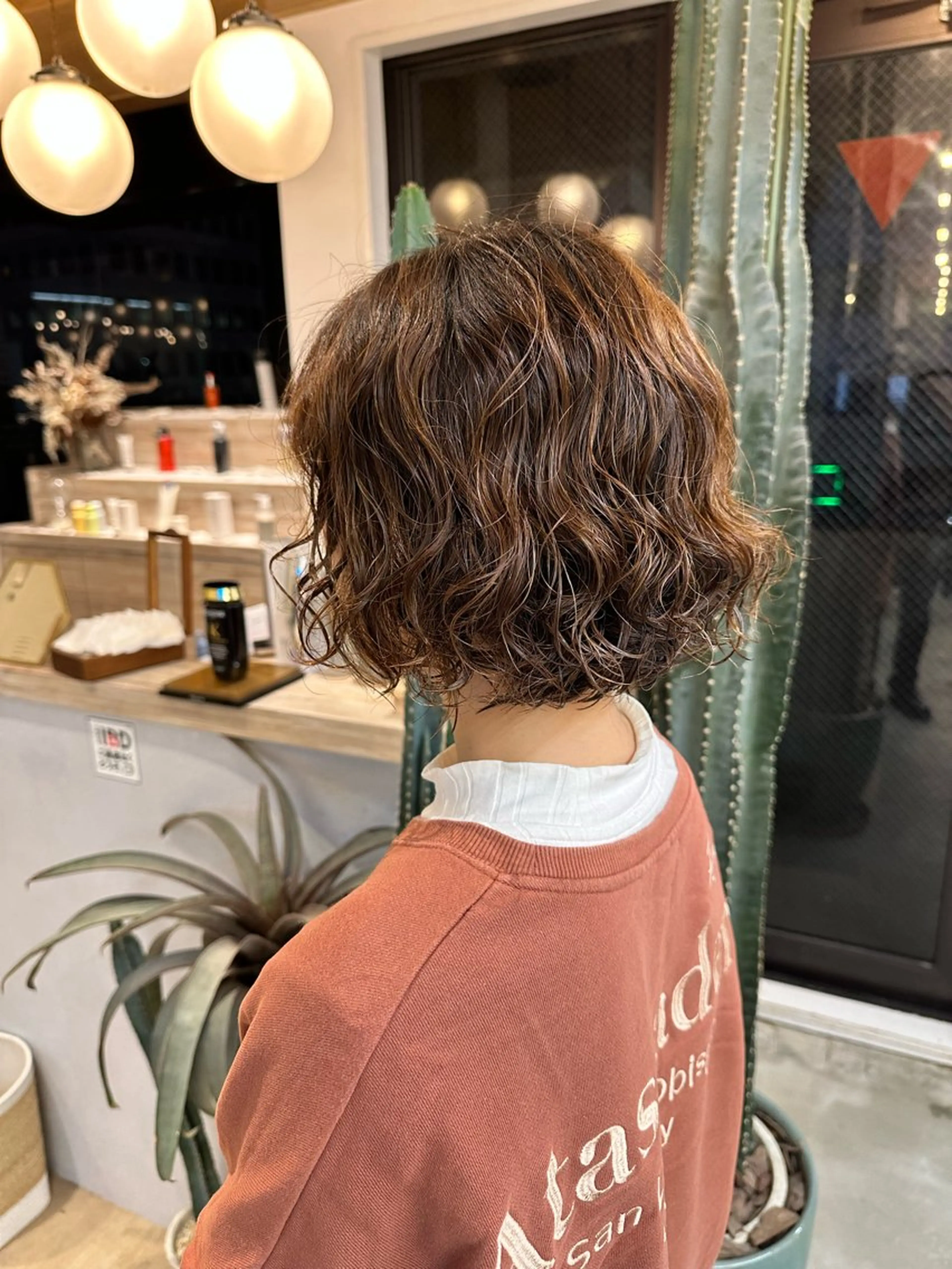 【激おしゃれパーマ❣️】カット+デザインパーマ❣️❣️ 高濃度トリートメント‼️ 横浜パーマカットの写真