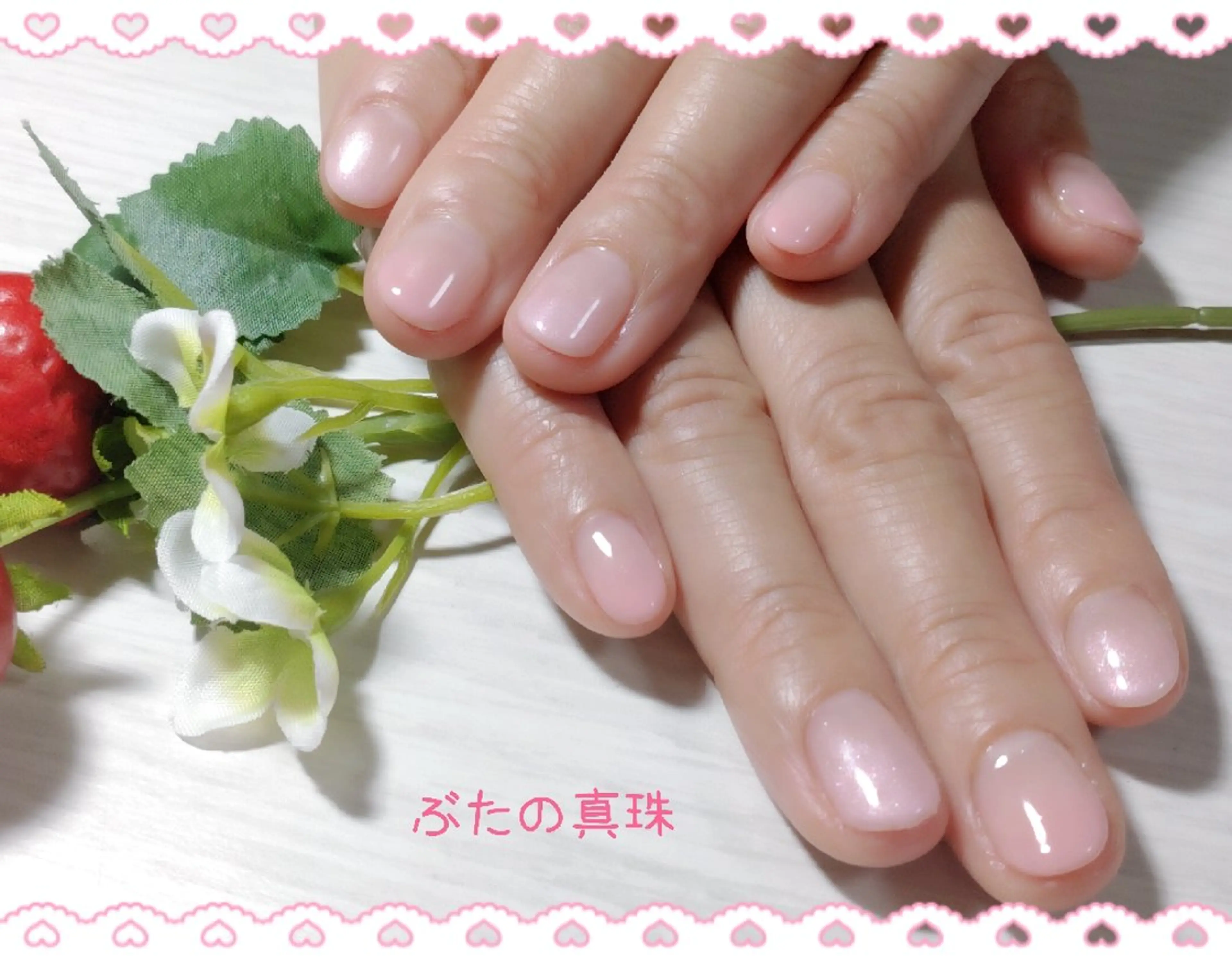 ネイル グラデーション ピンク ハンドネイル 林 珠里のネイルデザイン