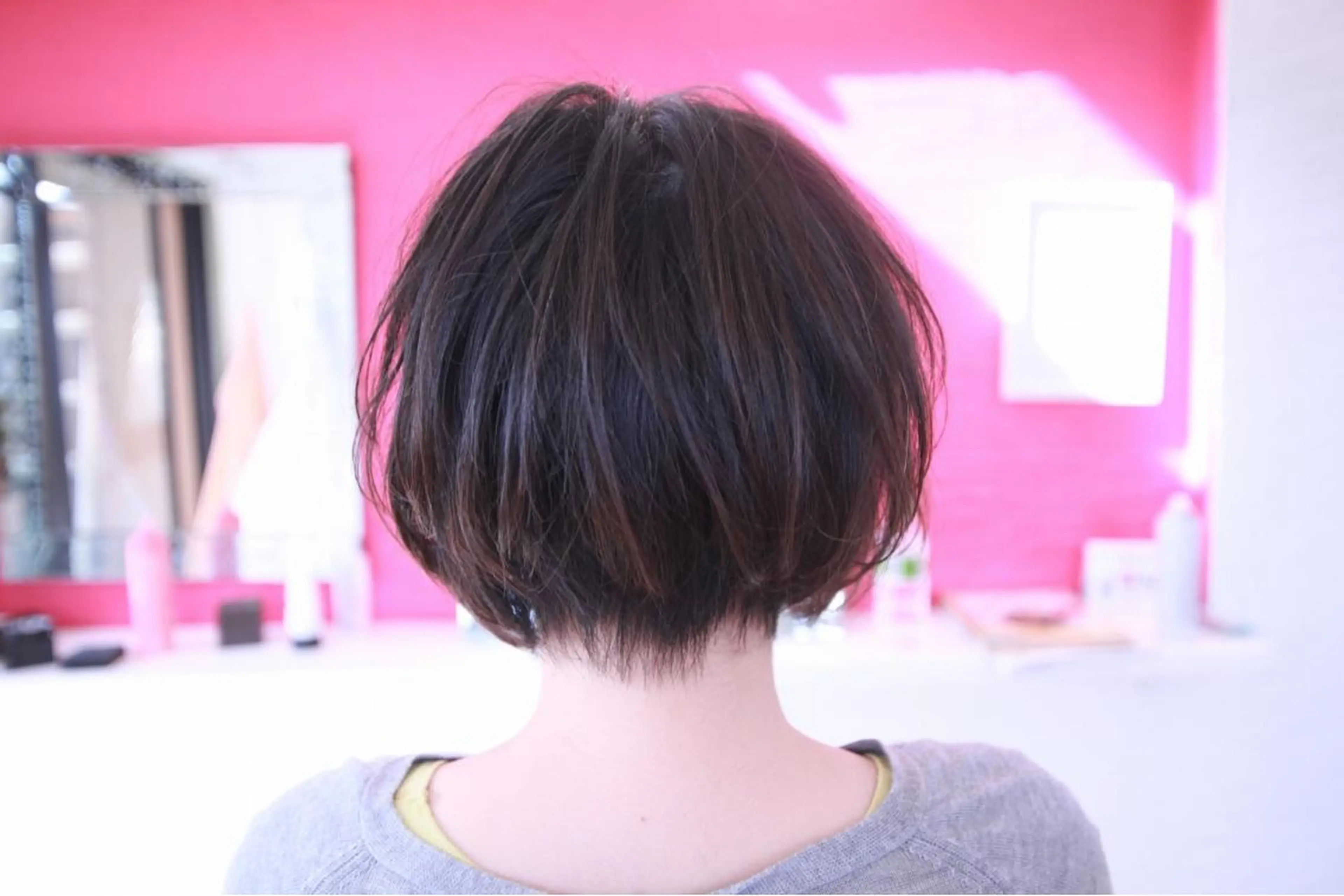 ミディアム ボブ 田村 竜一のヘアスタイル