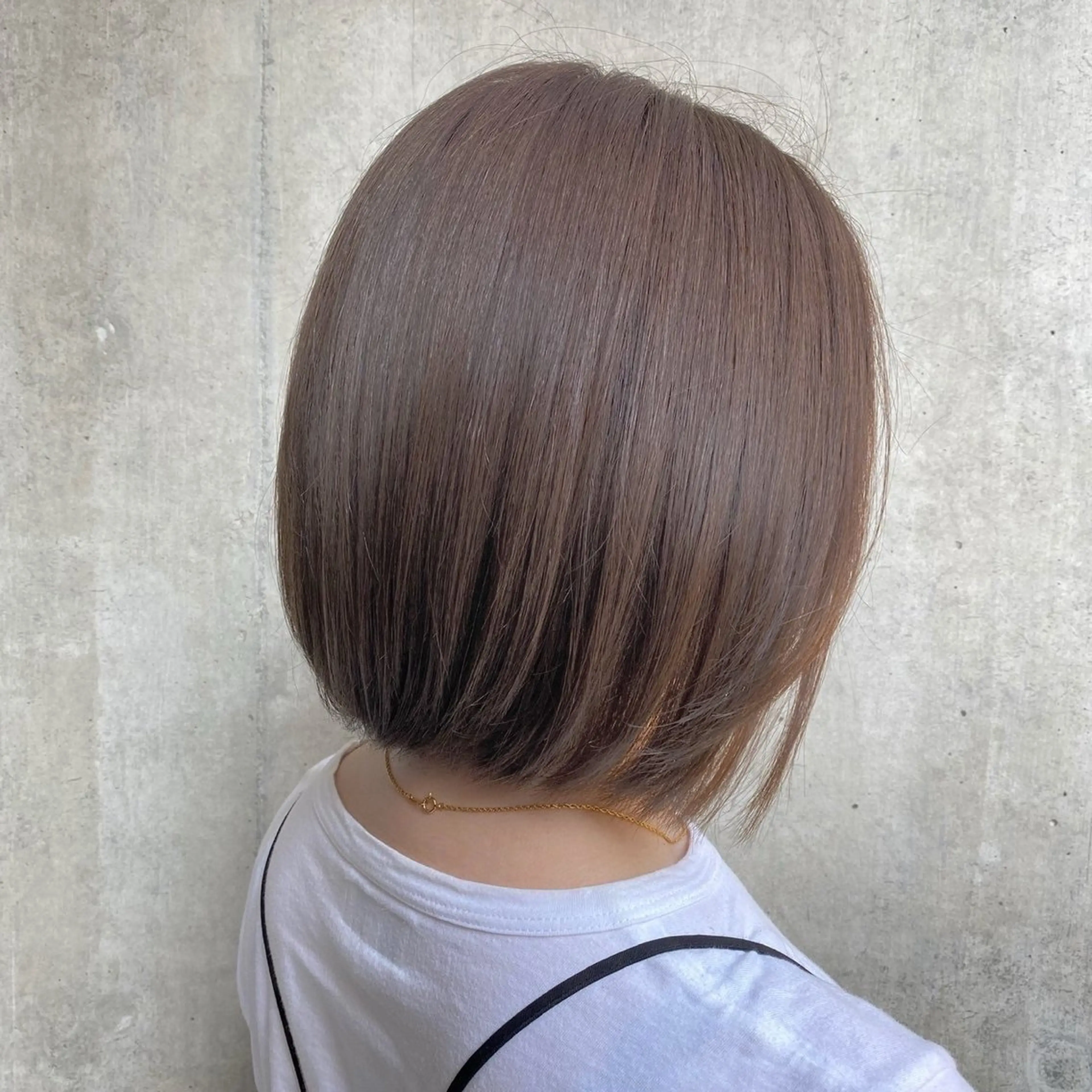 ミディアム カラー SLOW by opsia所属・カットモデル募集中 曳舟FUKUDAのヘアスタイル