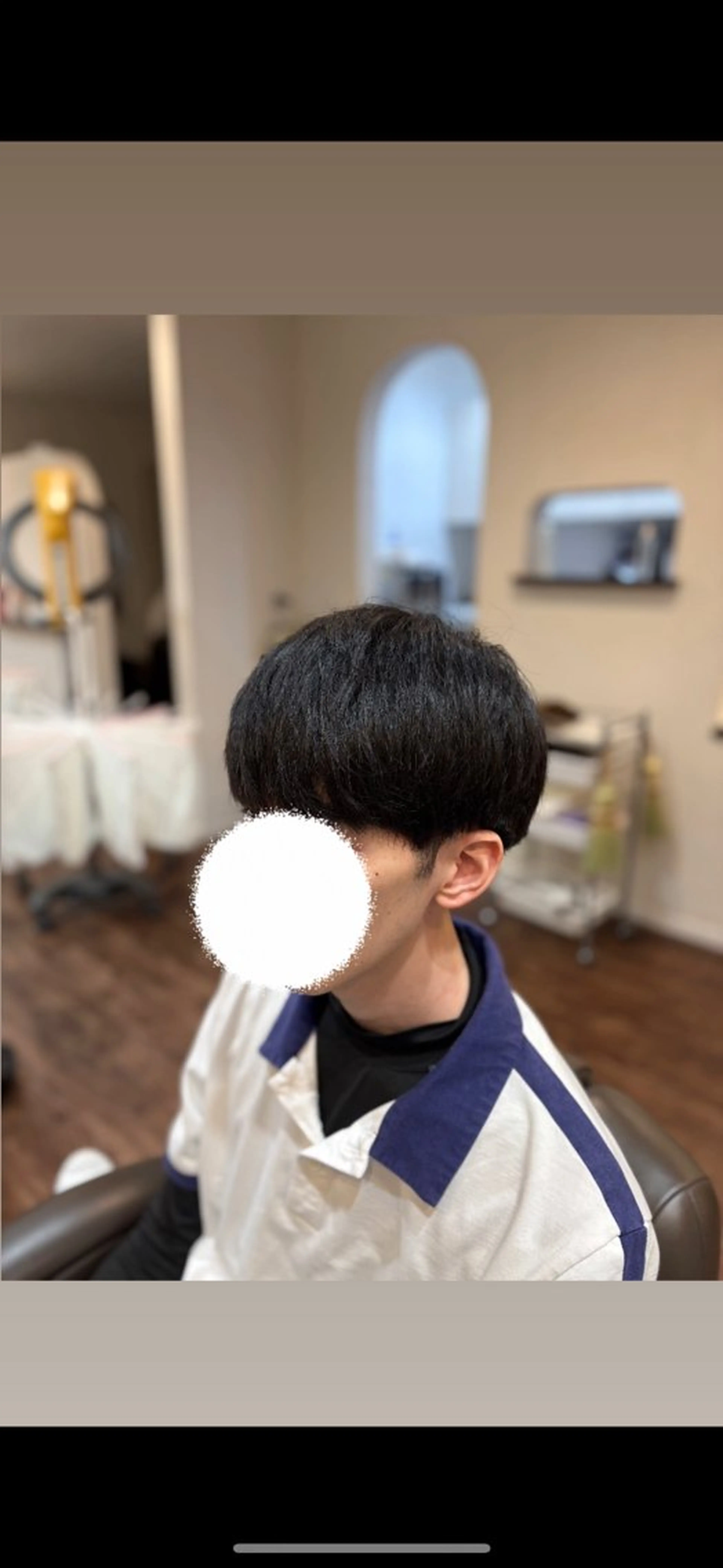 メンズ マッシュ 飯島 美琉のヘアスタイル