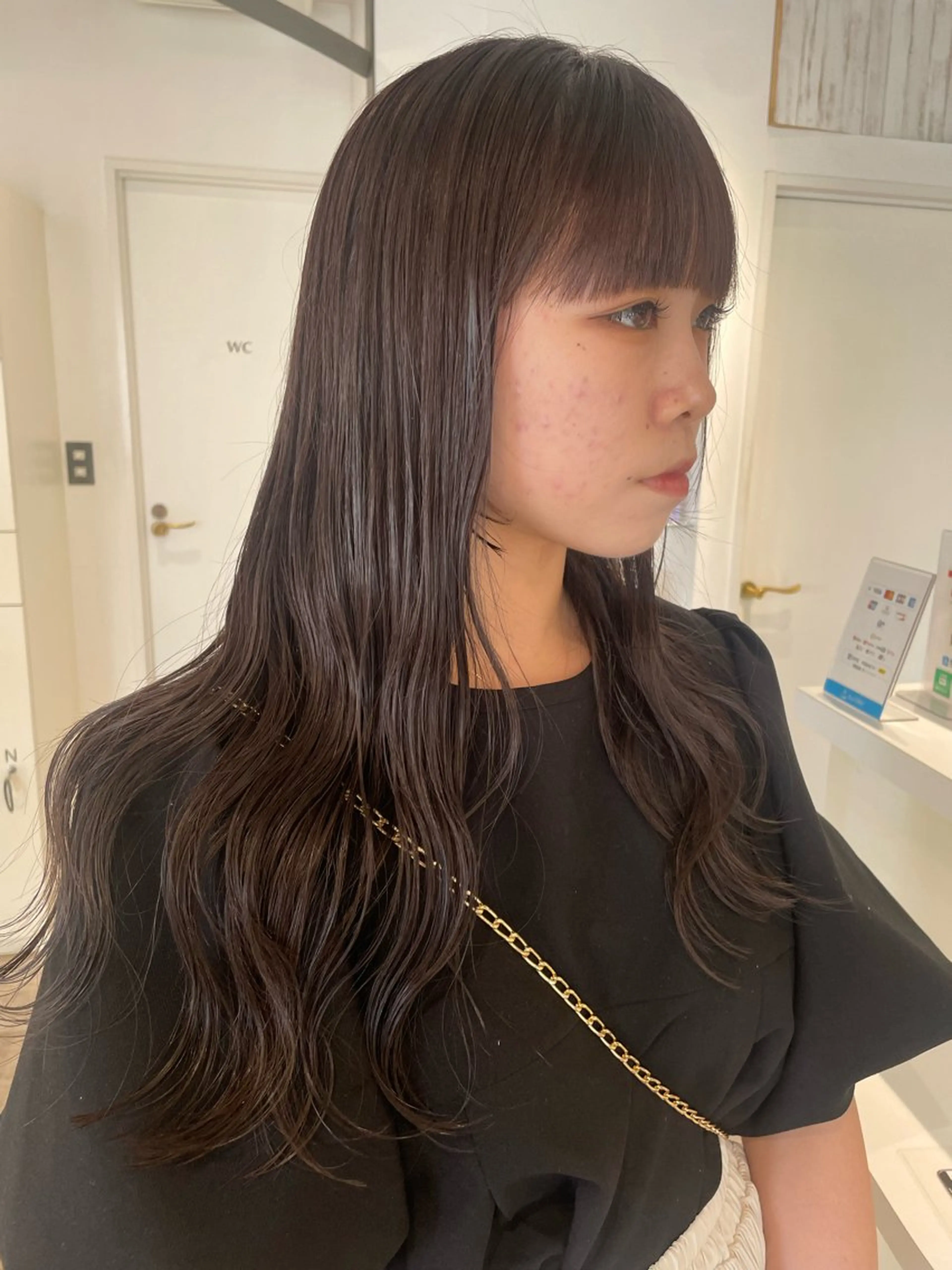 ロング カラー ブラウンカラー ナチュラルブラウン レイヤーカット/暖色 カラー/saraのヘアスタイル