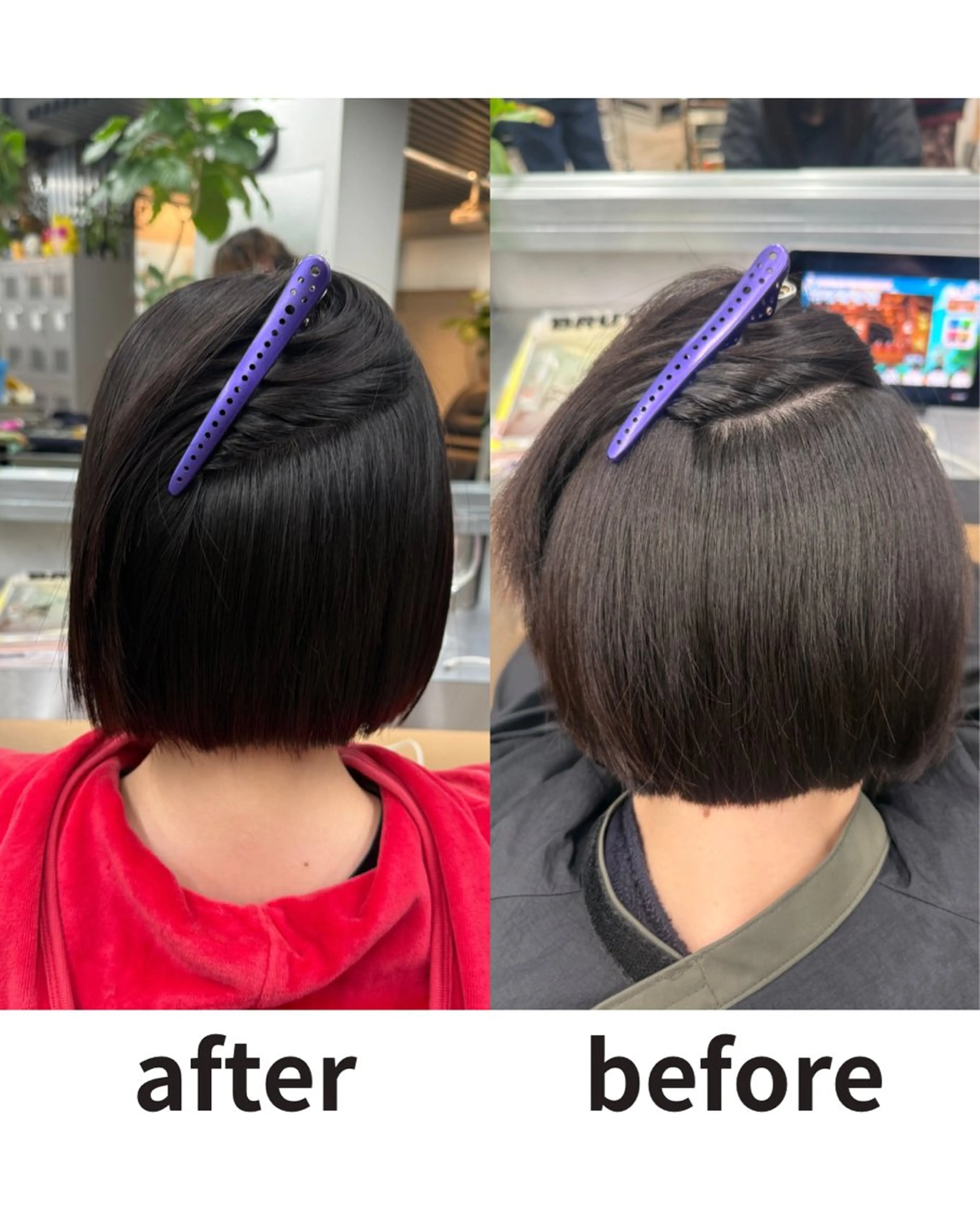 ショート 縮毛矯正 トリートメント 乾かすだけでまとまる /髪質改善西村涼太のヘアスタイル