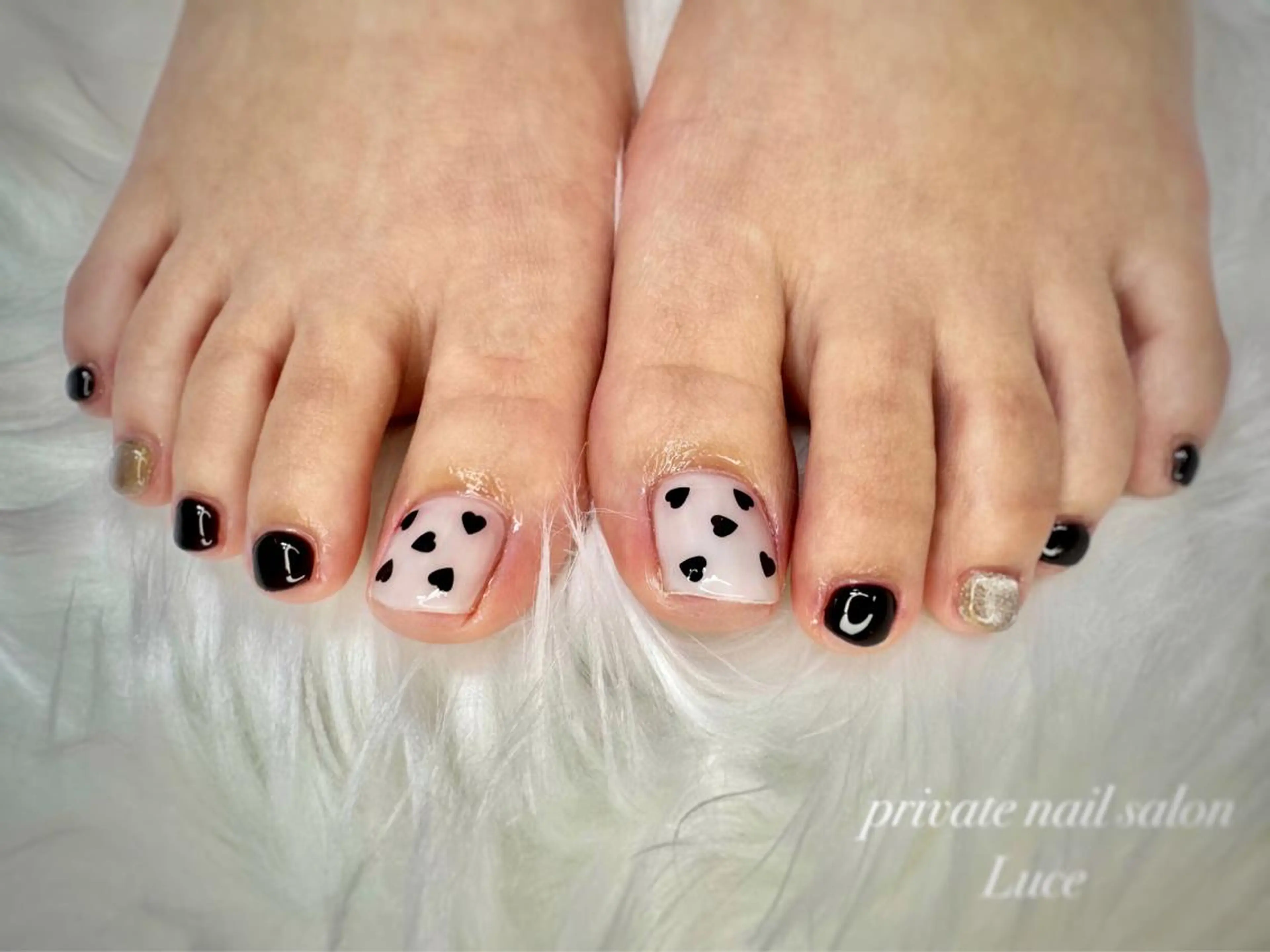 ネイル フットネイル nailsalon Luce🕊️のネイルデザイン