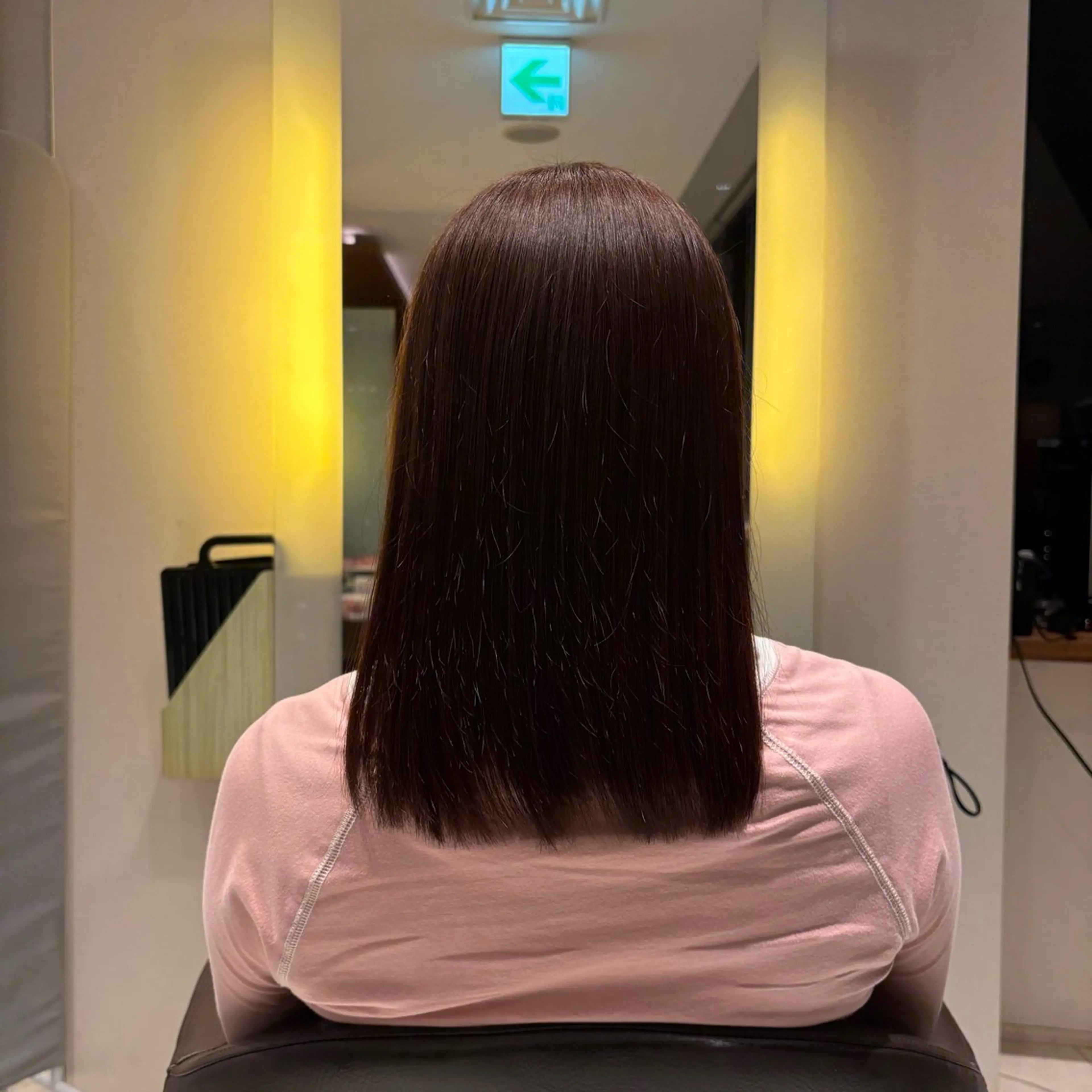 ミディアム 森田 玲央のヘアスタイル