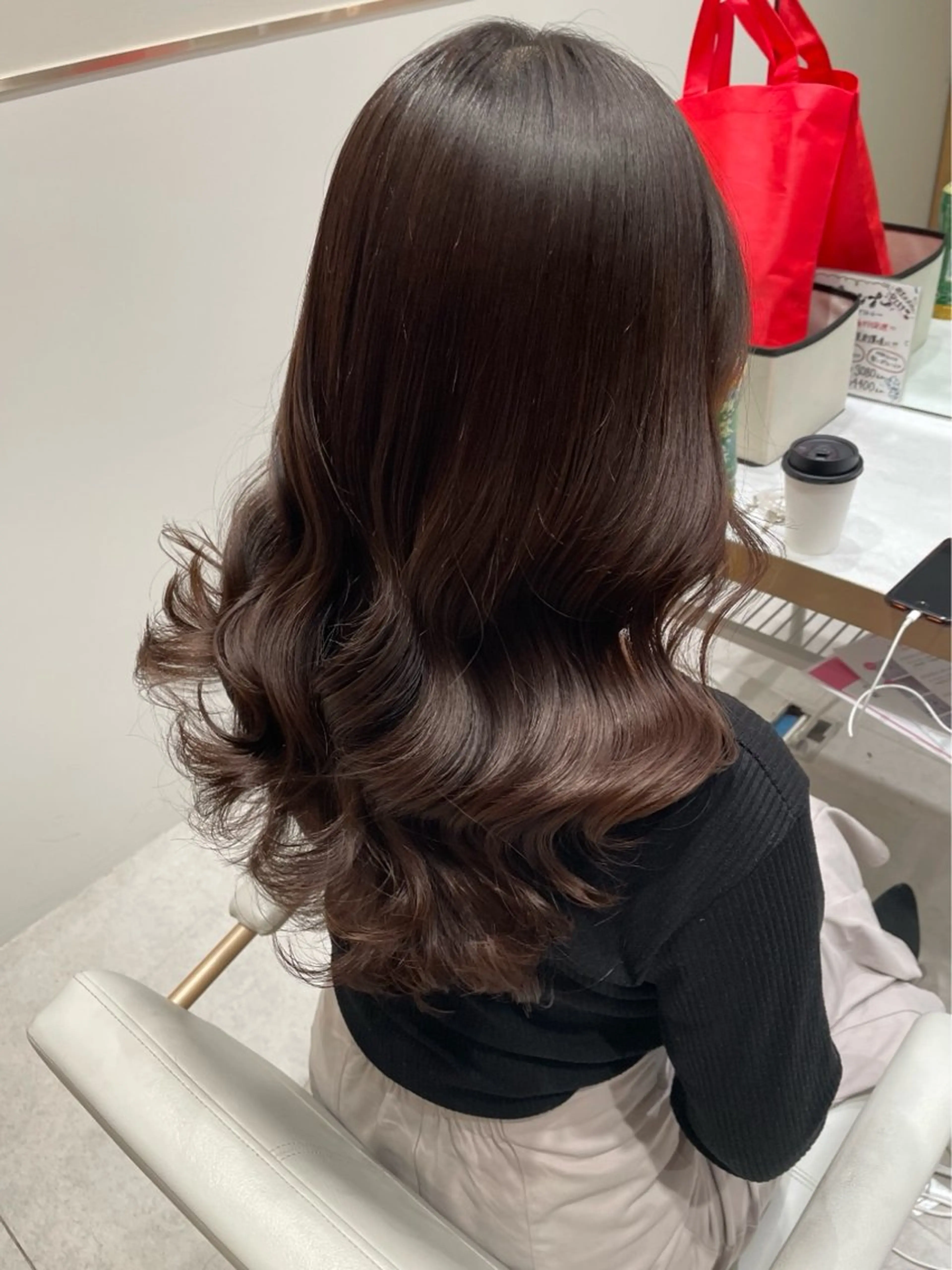 ロング パーマ 🇰🇷韓国風くびれ ヘア🇰🇷中村優大のヘアスタイル