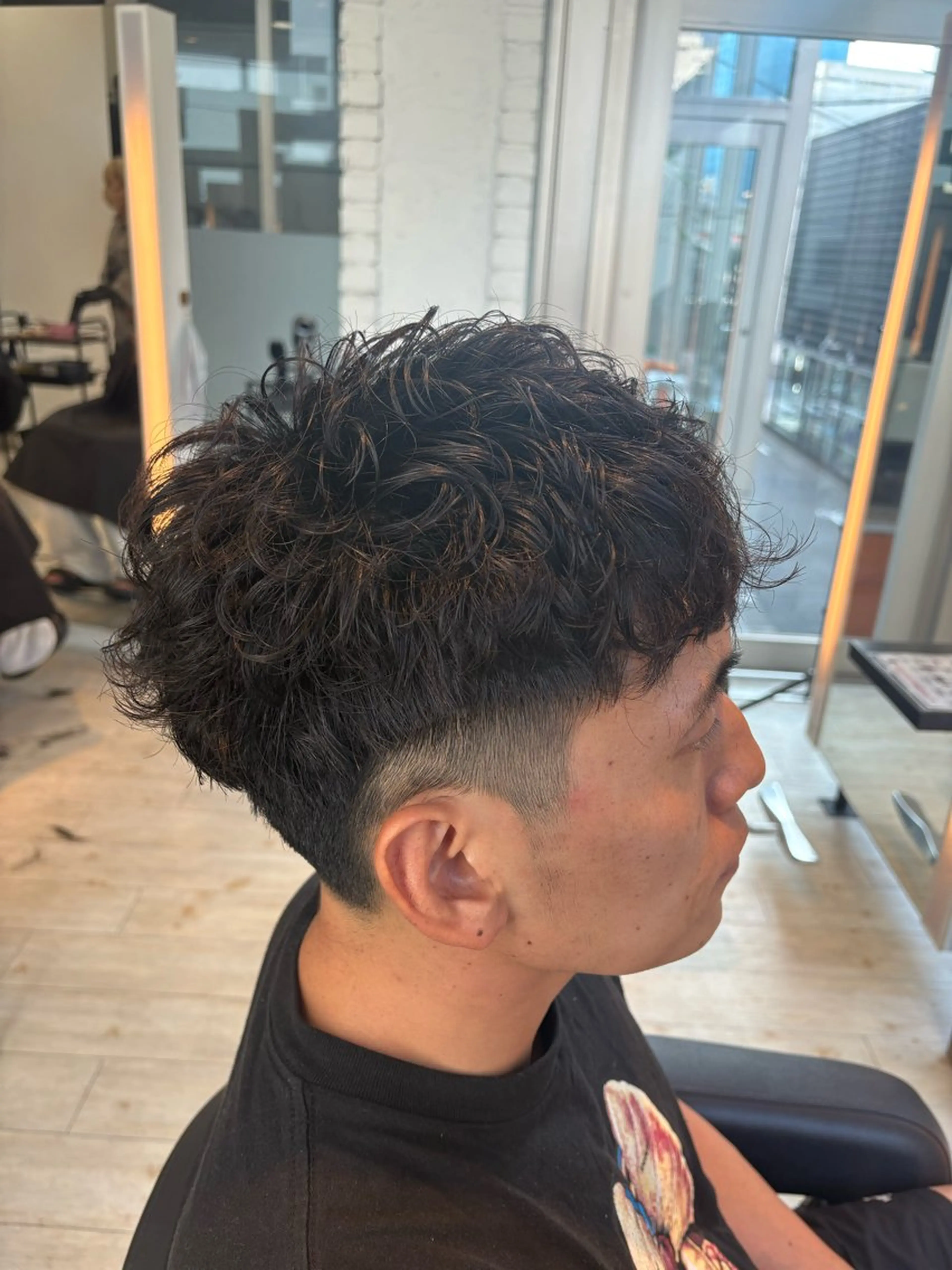 ショート パーマ メンズ カット パーマ PHENOMENON /韓国Y2K/keiのヘアスタイル