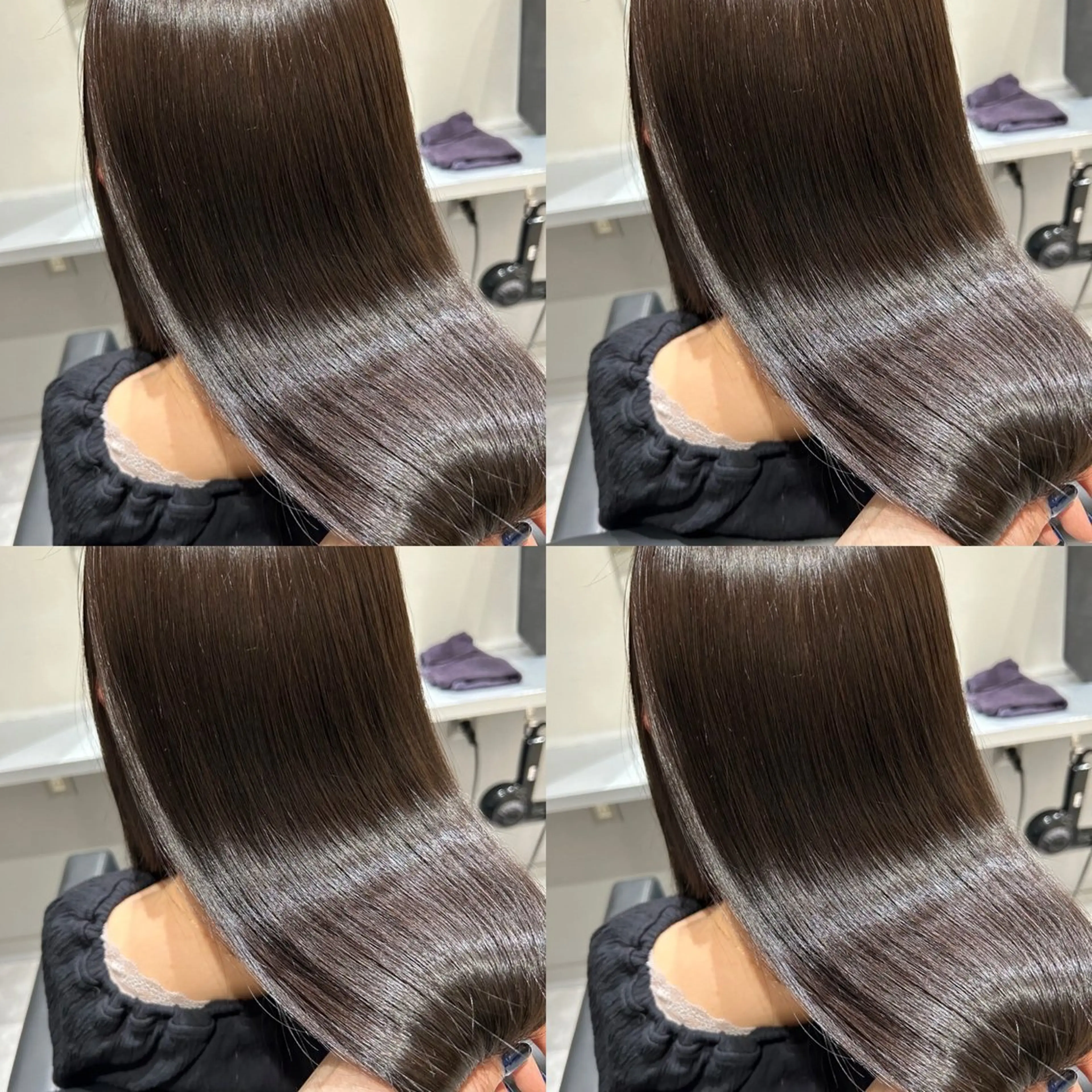 セミロング カラー カット ヘアカラー トリートメント レイヤー×艶髪特化 マネージャー安藤光司のヘアスタイル