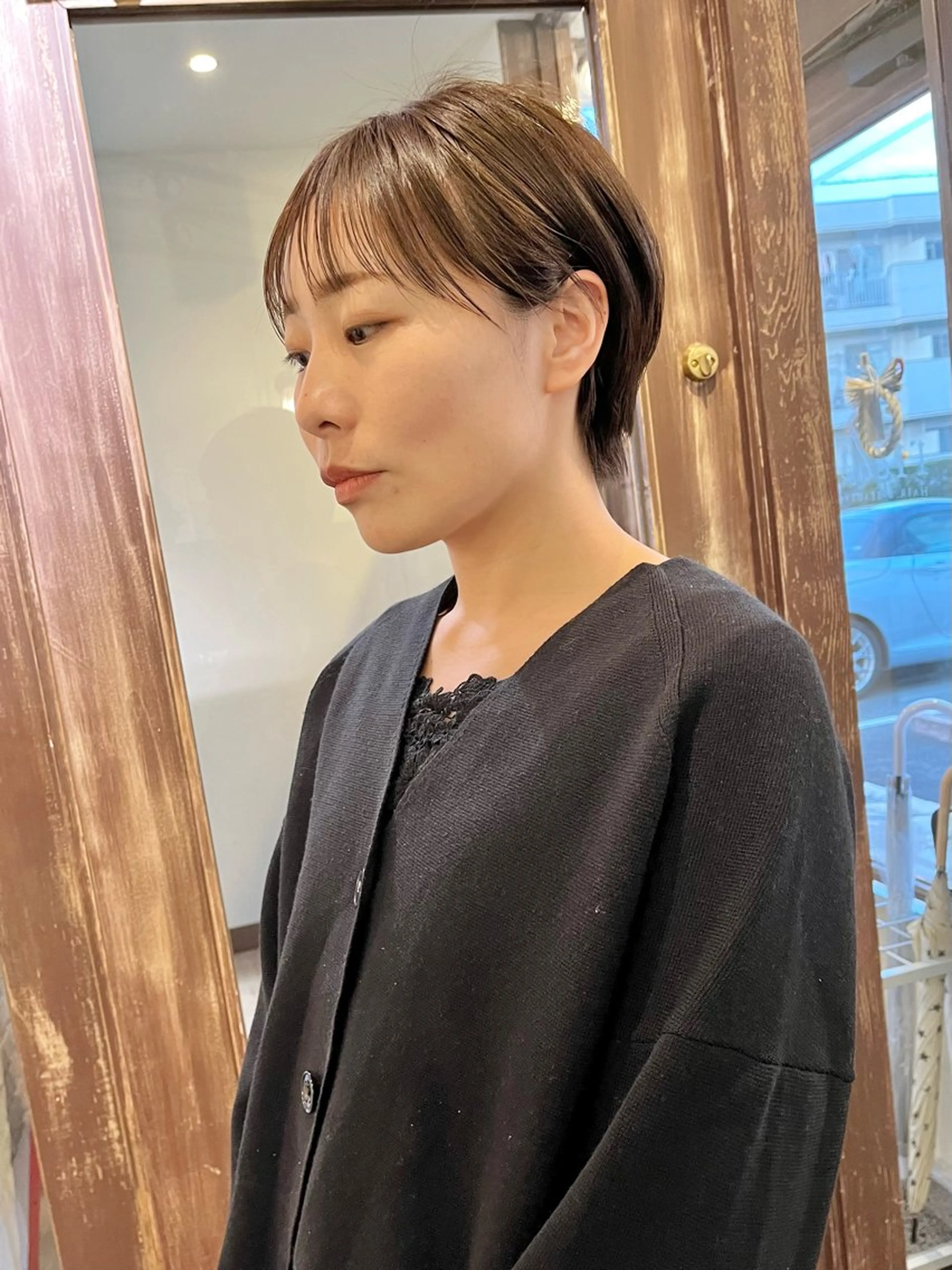 ショート カット パーマ トリートメント ショートヘア特化 石附隼士のヘアスタイル