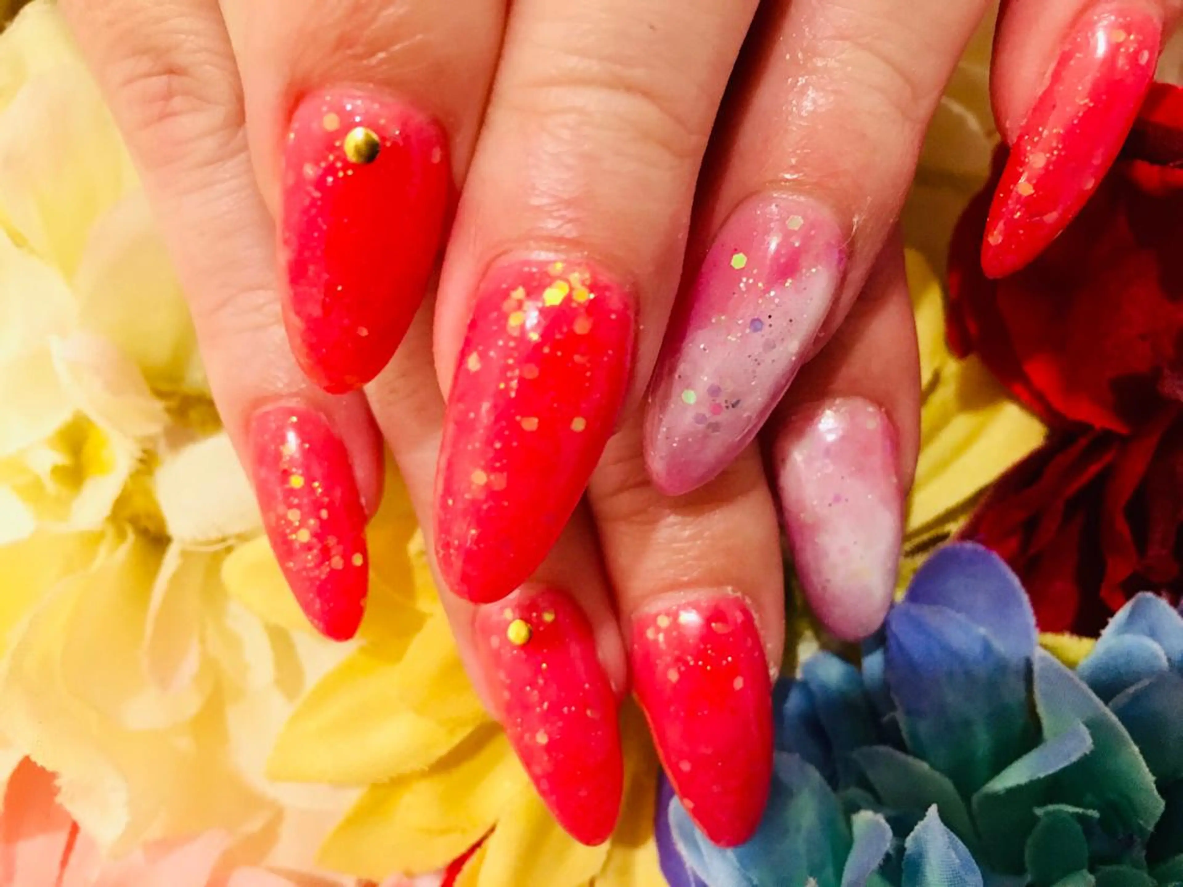 ネイル スカルプネイル gorella Ａのネイルデザイン