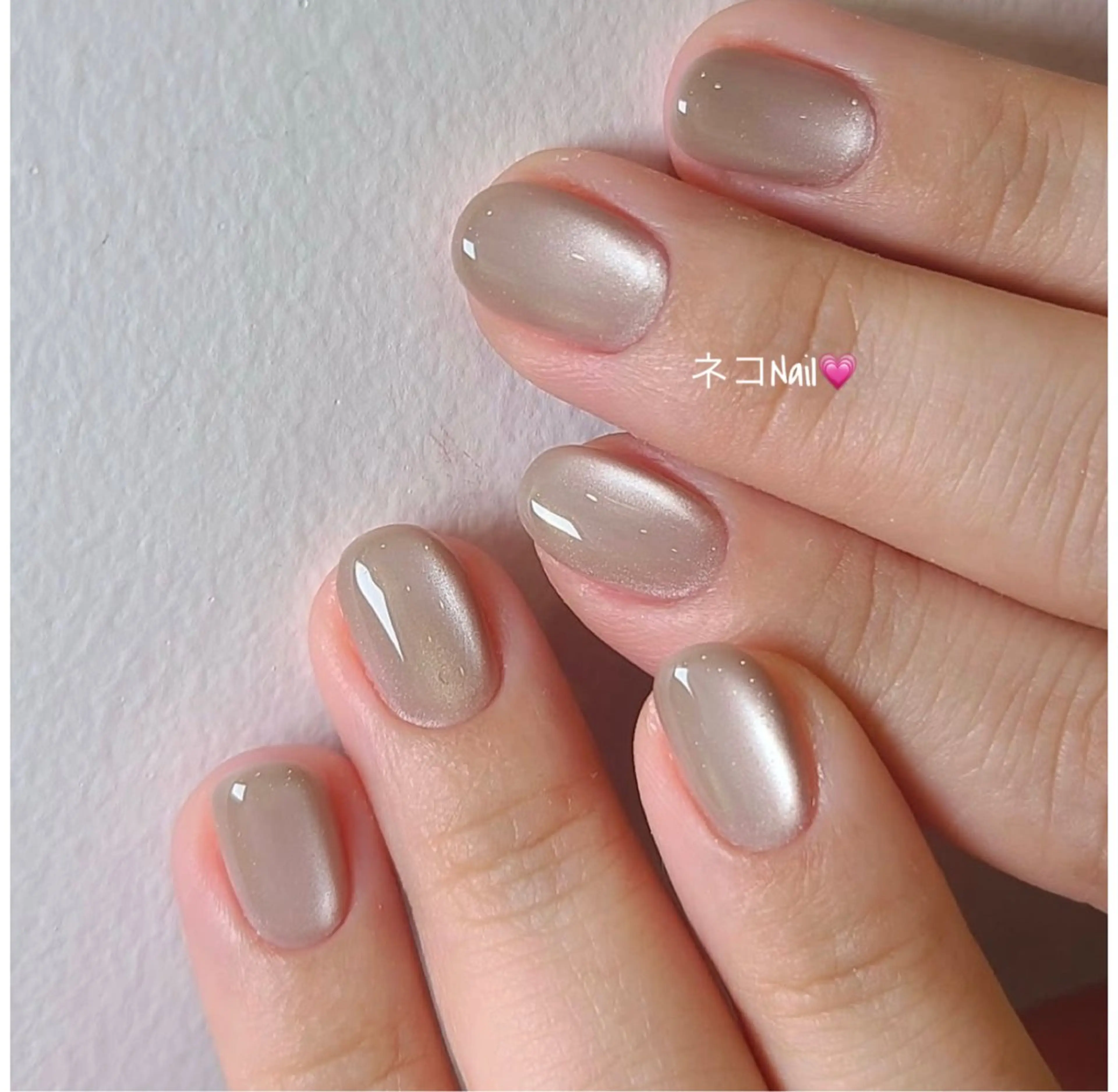 ネイル ジェルネイル 氷ネイル・うるうるネイル キラキラネイル 韓国ネイル マグネットネイル ハンドネイル ネコ Nailのネイルデザイン