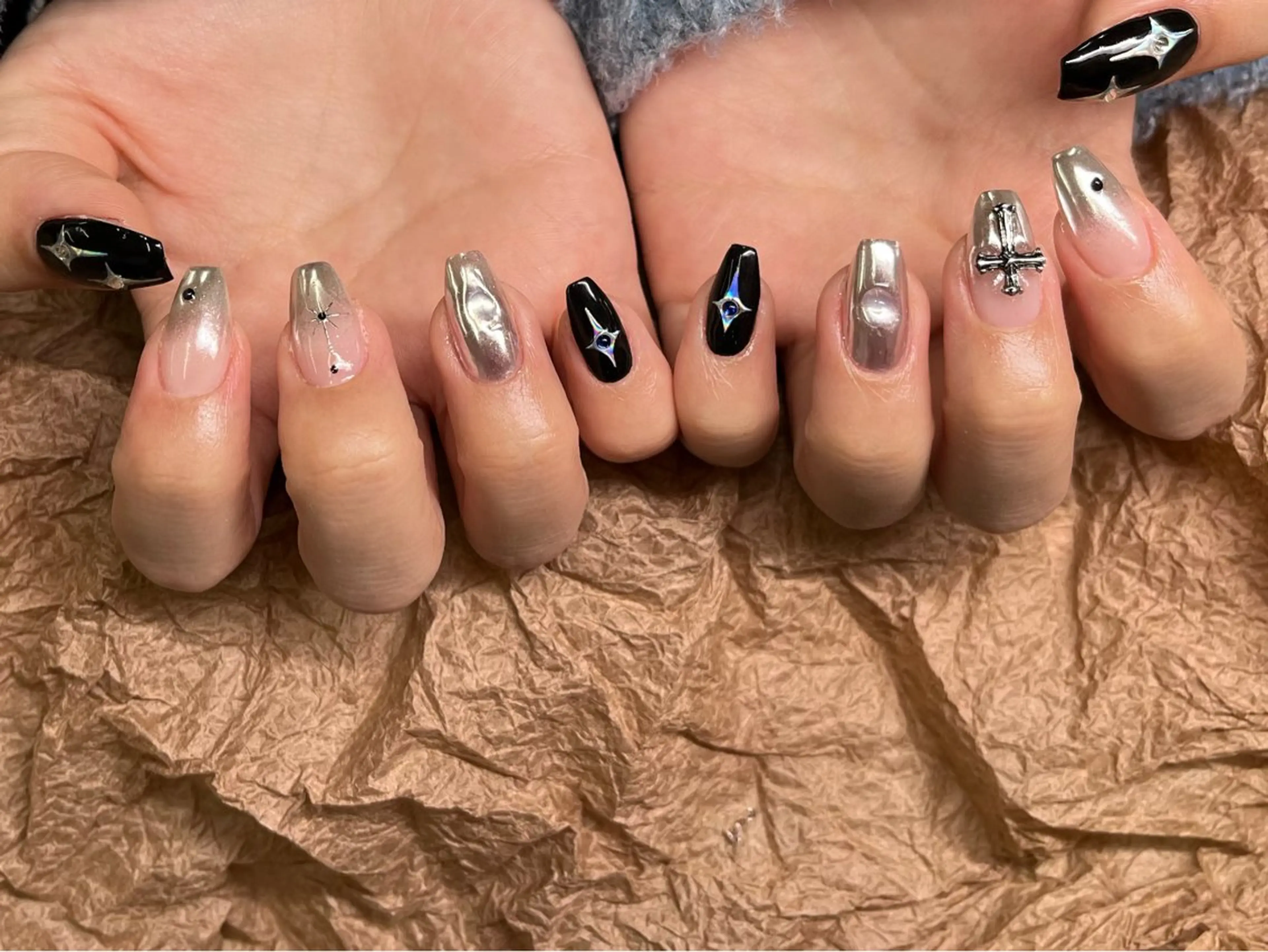 ネイル 韓国ネイル マグネットネイル 持ち込み ワンカラーネイル ワンホンネイル ToliyDeliy Nail Salonのネイルデザイン