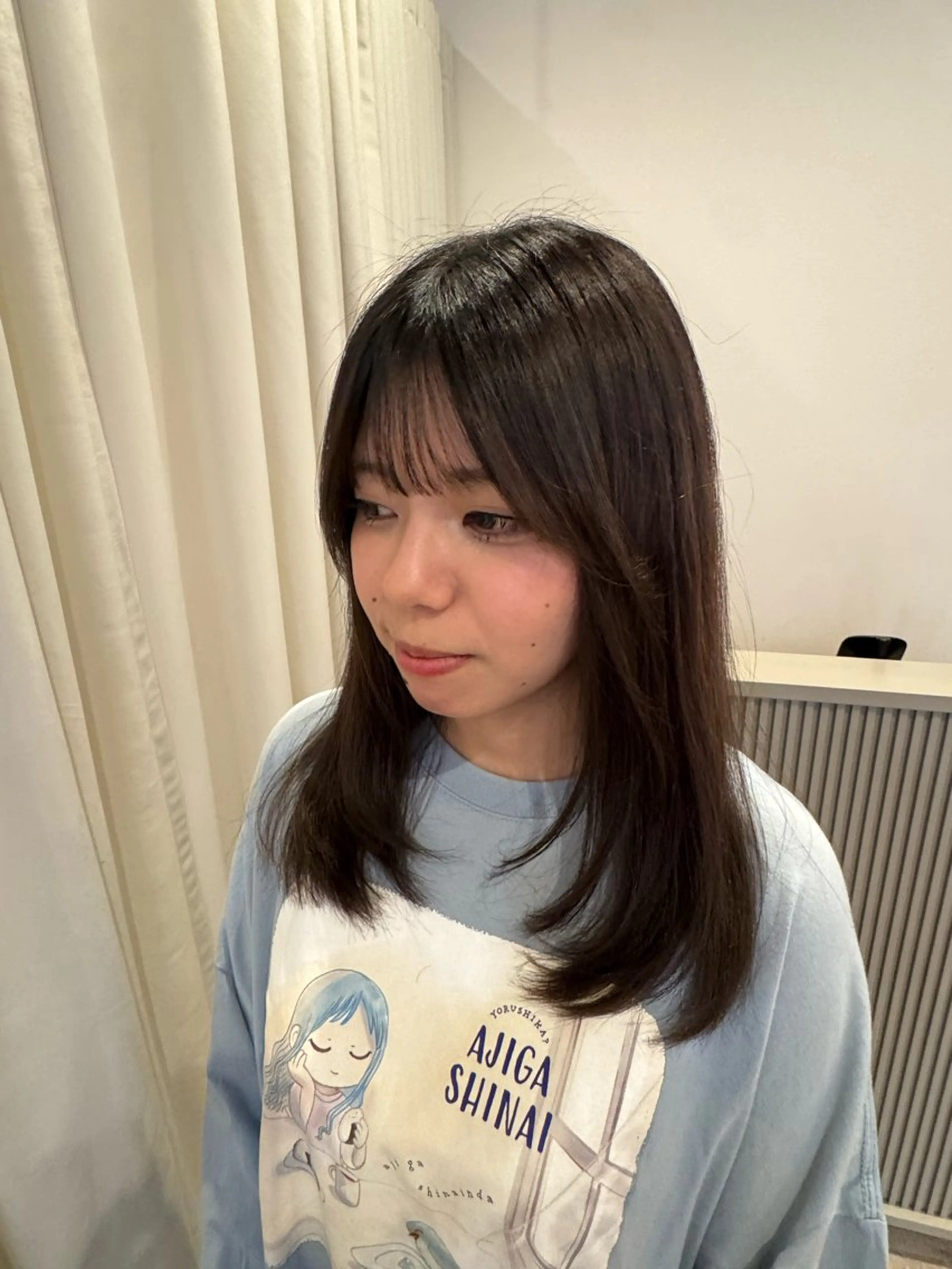 セミロング レイヤーカット 玉井 楓果のヘアスタイル