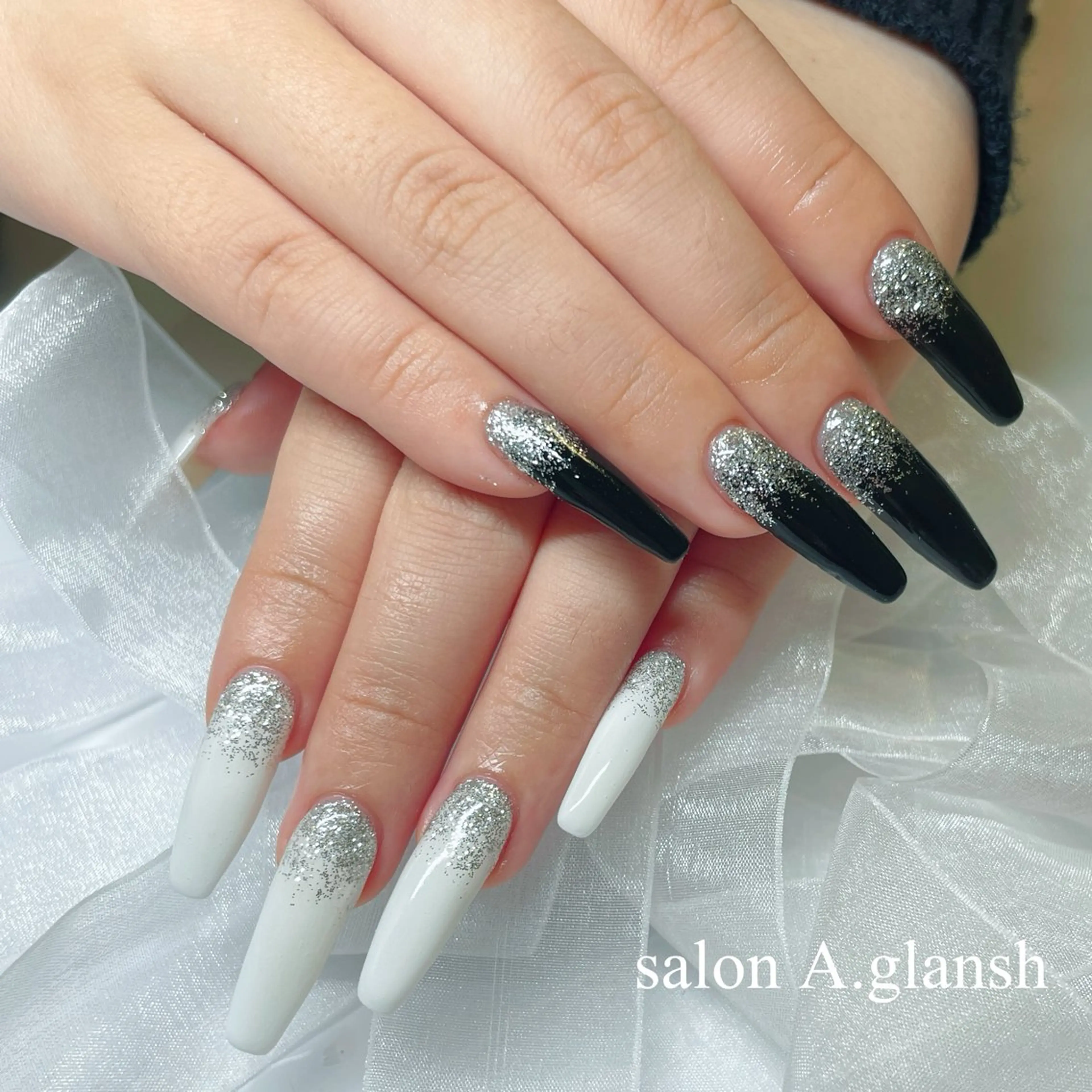 【超ロングネイルさん💖ジェルネイル💅】デザイン選び放題・色選択自由✨マグネットOK・パーツ選び放題・オフ込み✨の写真