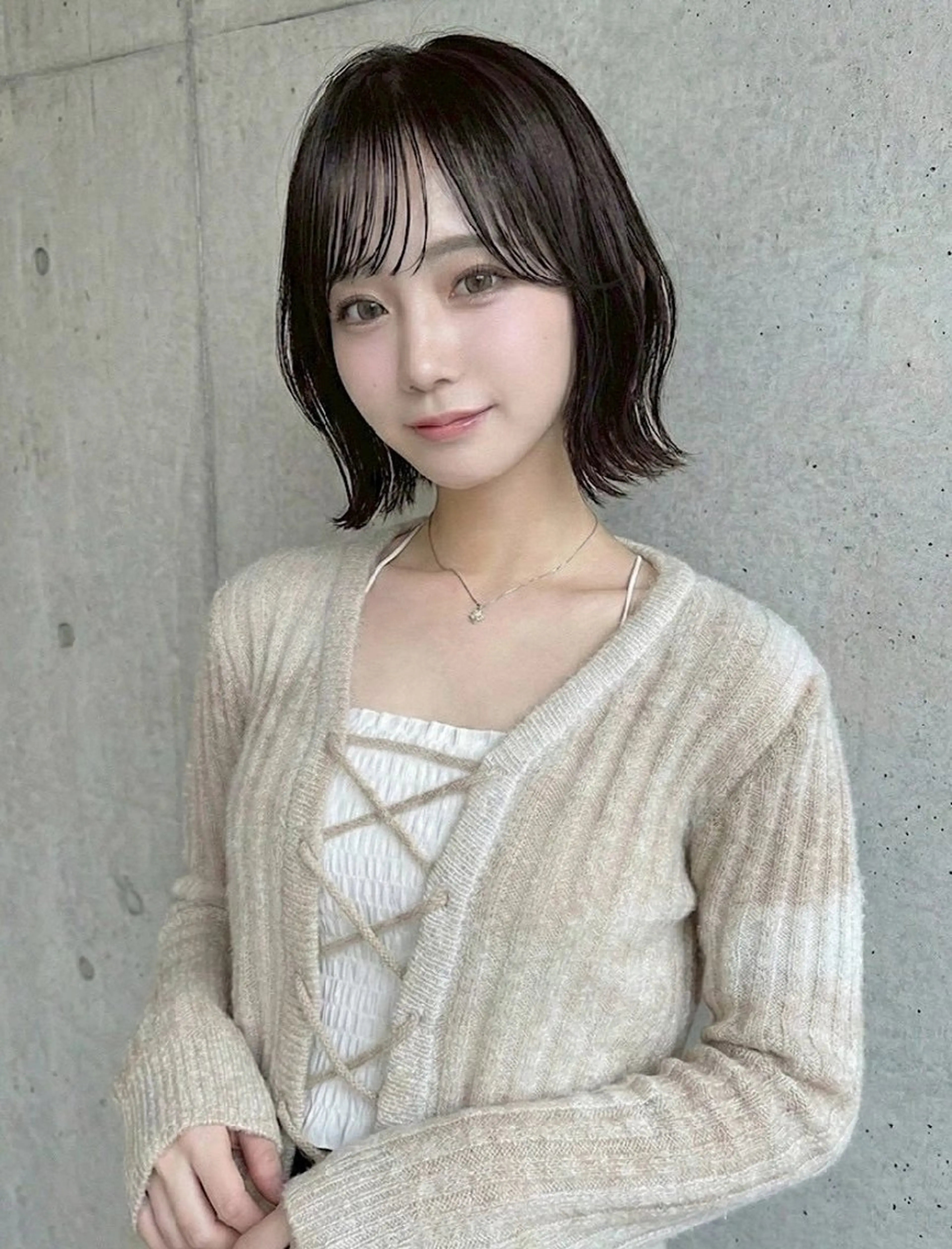 ミディアム カット トリートメント piLLon 心斎橋のヘアスタイル