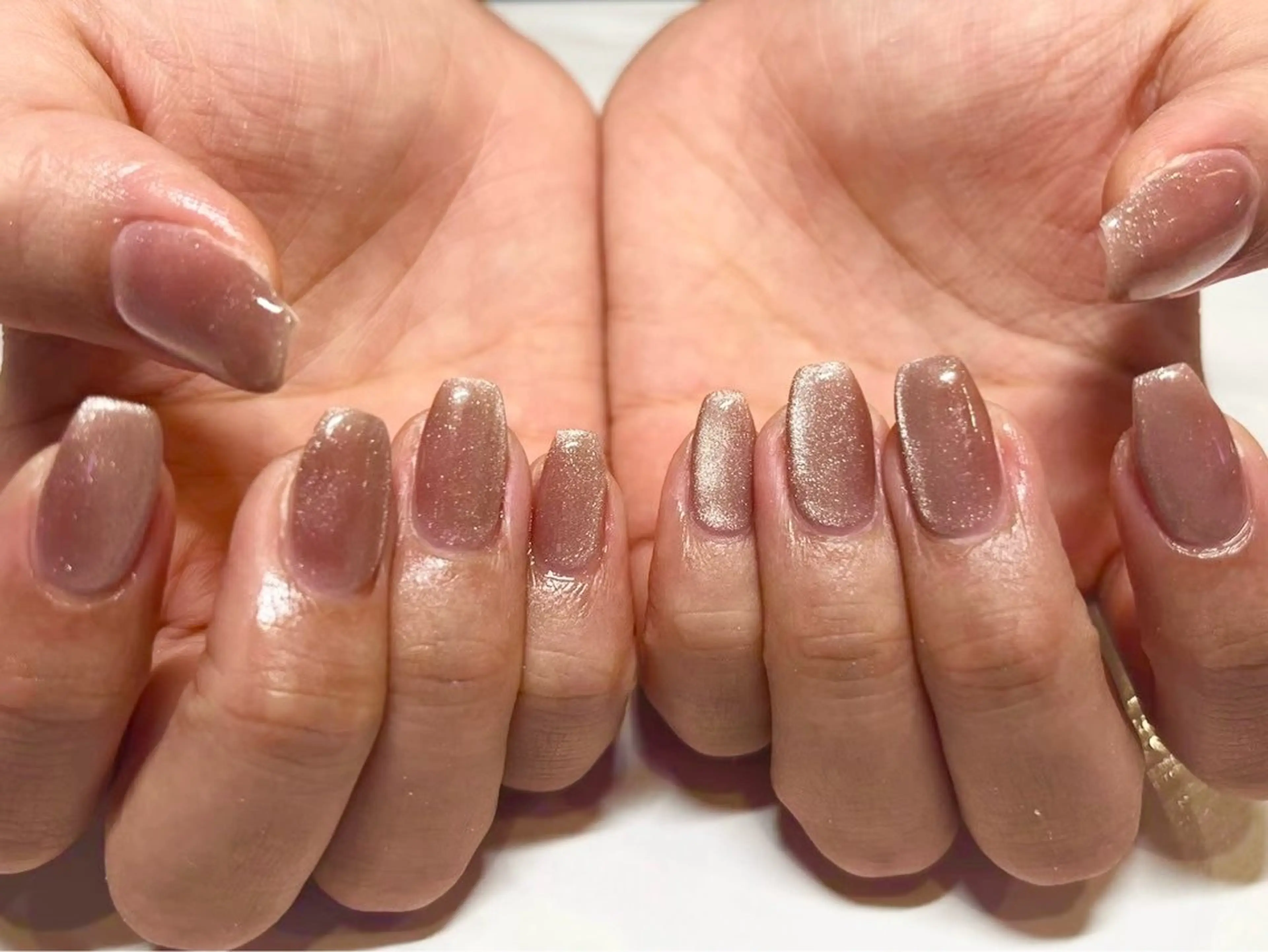 ネイル マグネットネイル 🫧ちゅるん/韓国 Ayano𓈒🎀のネイルデザイン