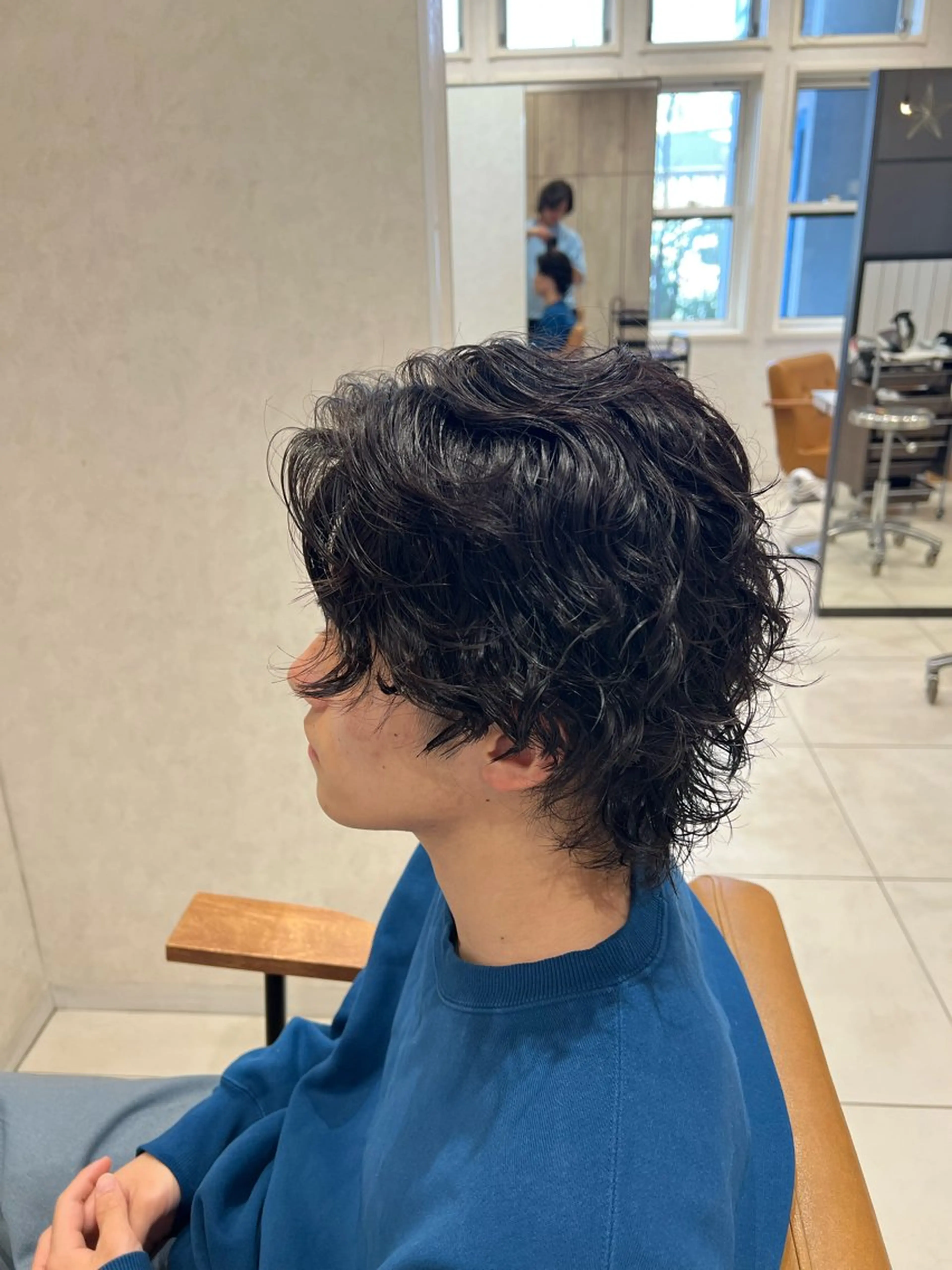 メンズ メンズパーマ メンズ特化フェザー パーマ🚗タケシのヘアスタイル