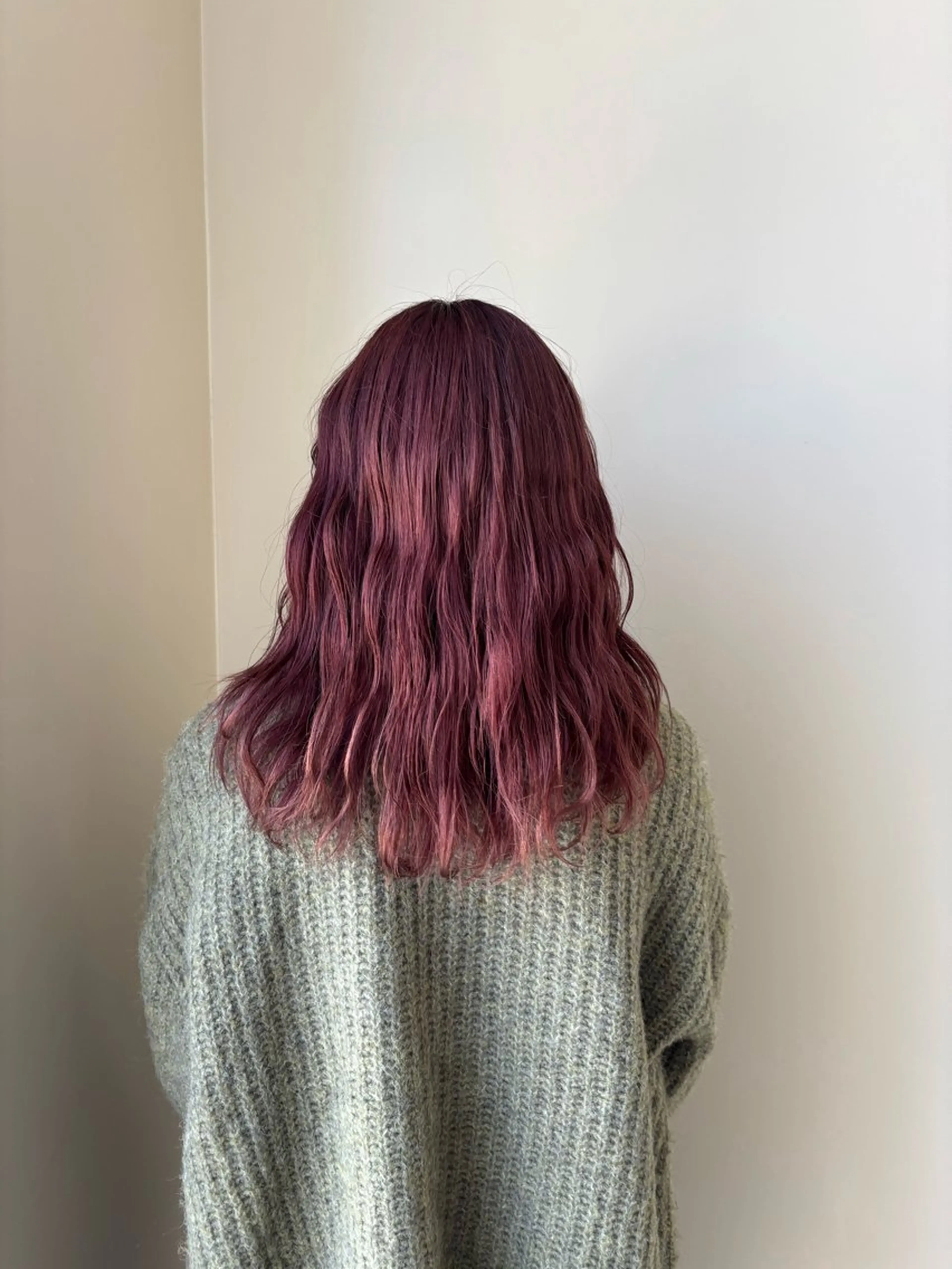 カラー ヘアカラー ひいろ パーマ/カットモデルのヘアスタイル