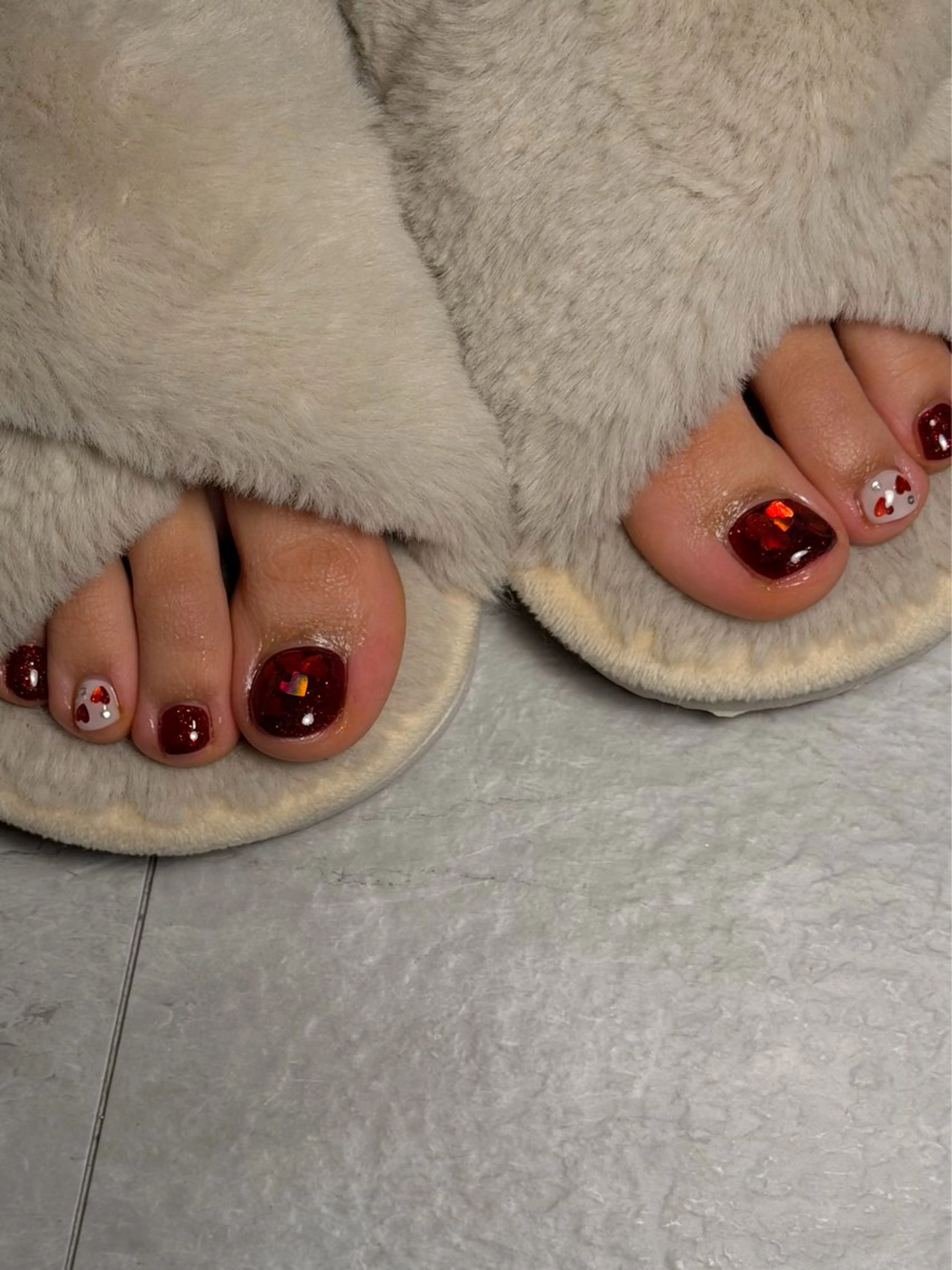 ネイル フットネイル 鈴木 るなのネイルデザイン