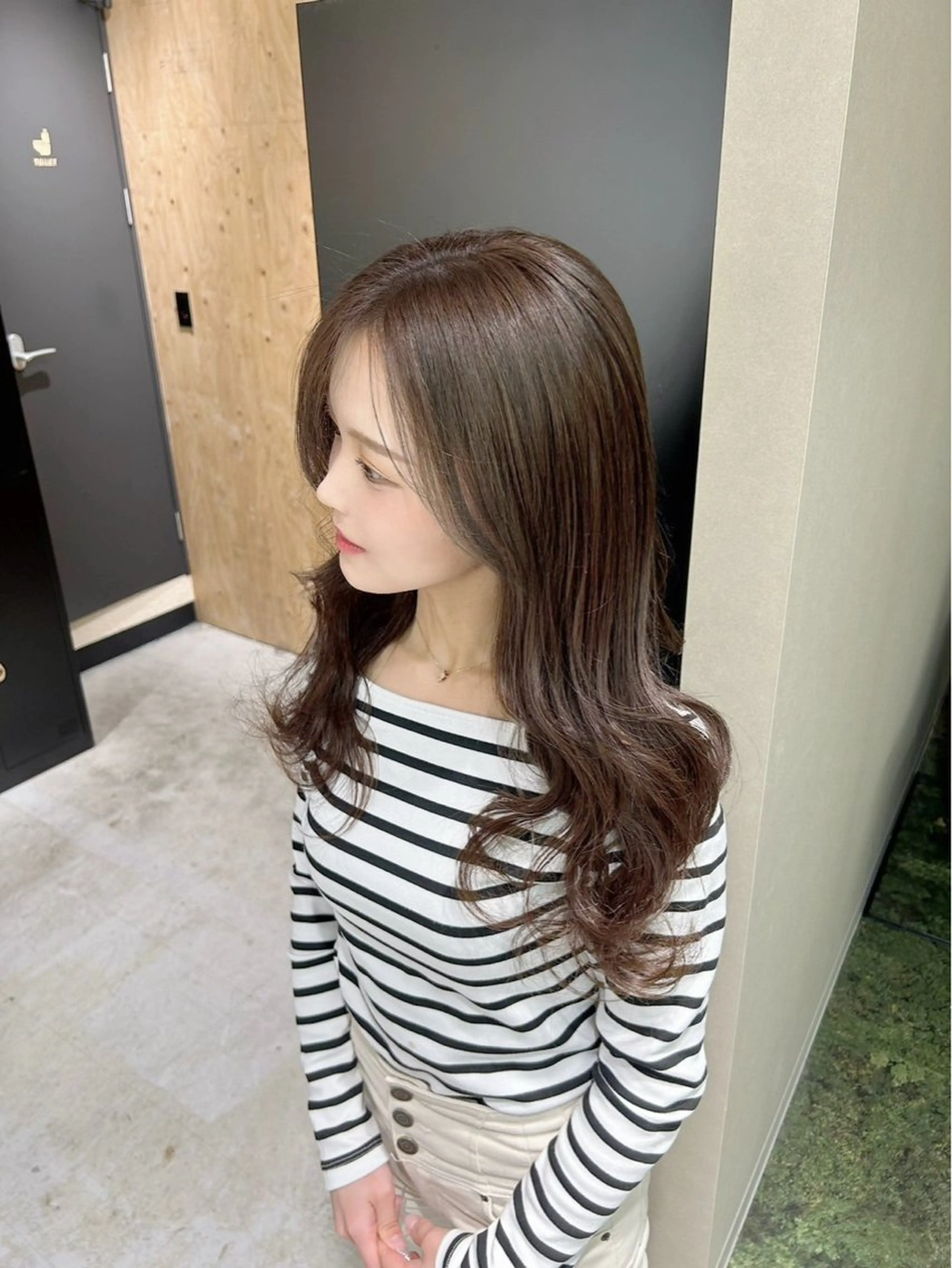 セミロング ヘアカラー トリートメント 🏅EIGHT難波/ 【店長】タモツのヘアスタイル