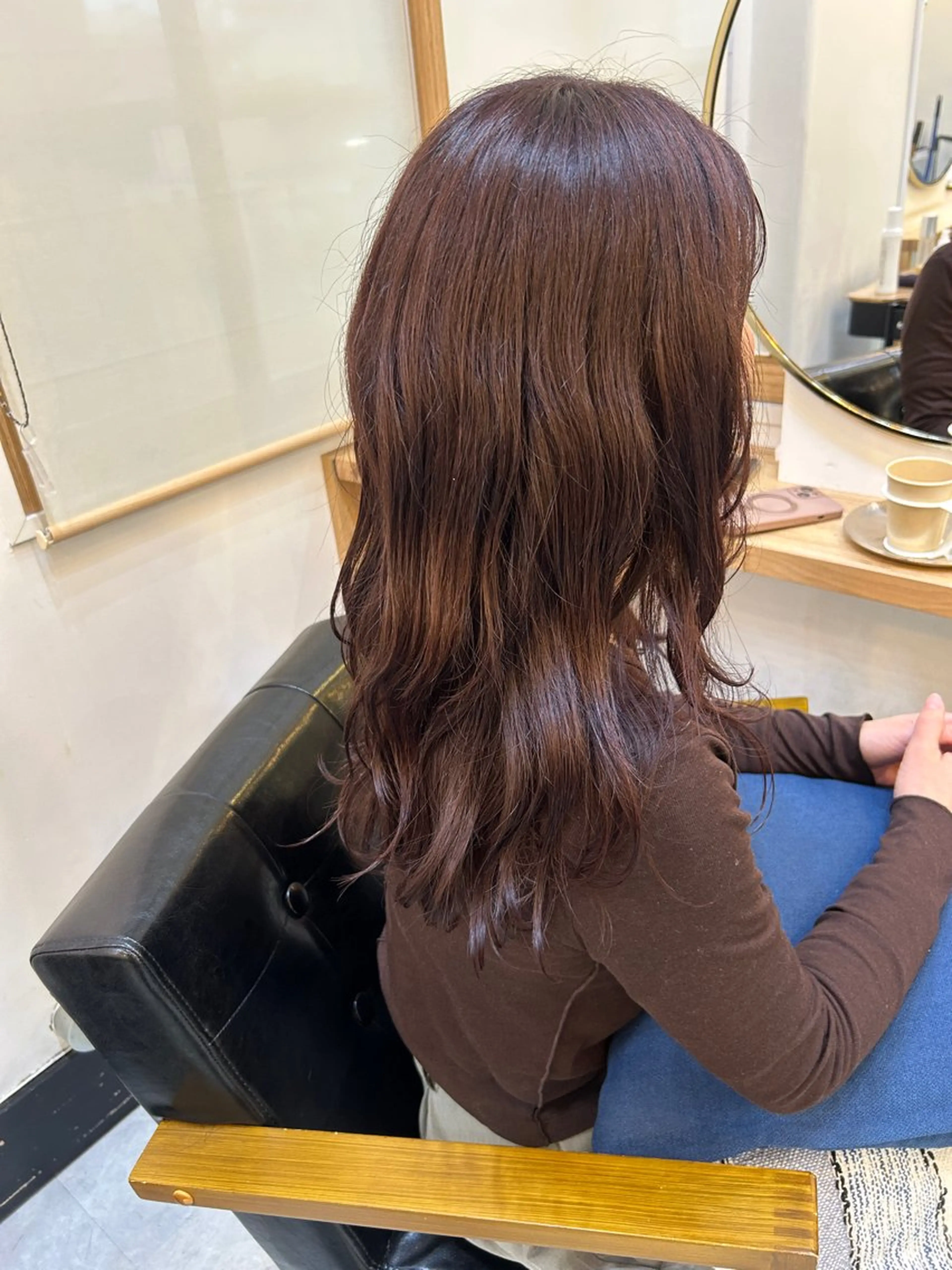 ロング カラー レイヤーカット カット ヘアカラー トリートメント CARICIA 白木 由里加/新栄のヘアスタイル