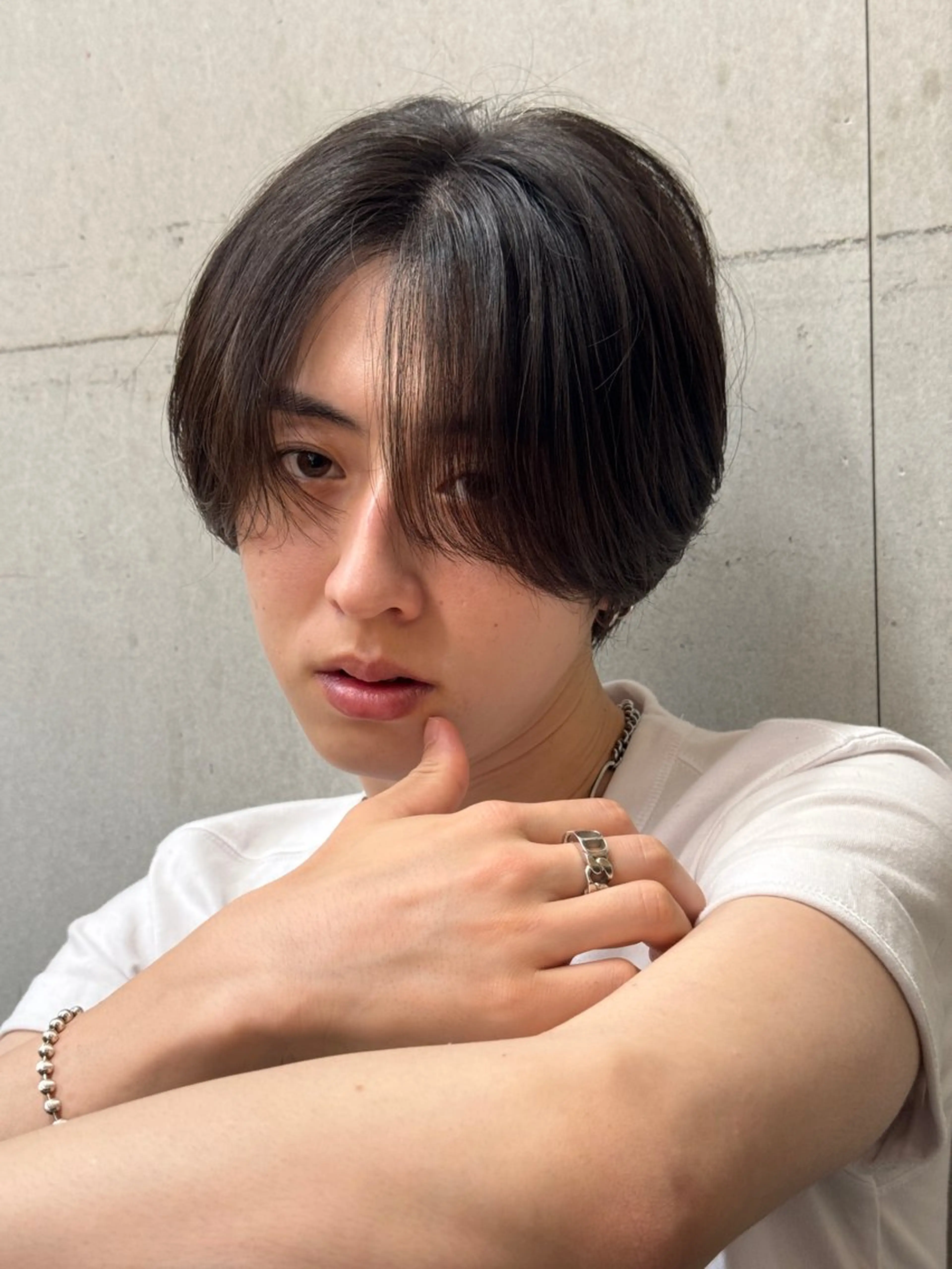 ショート カラー パーマ ヘアアレンジ メンズ カット メンズ特化酒井翔太 /メンズカット/名駅のヘアスタイル