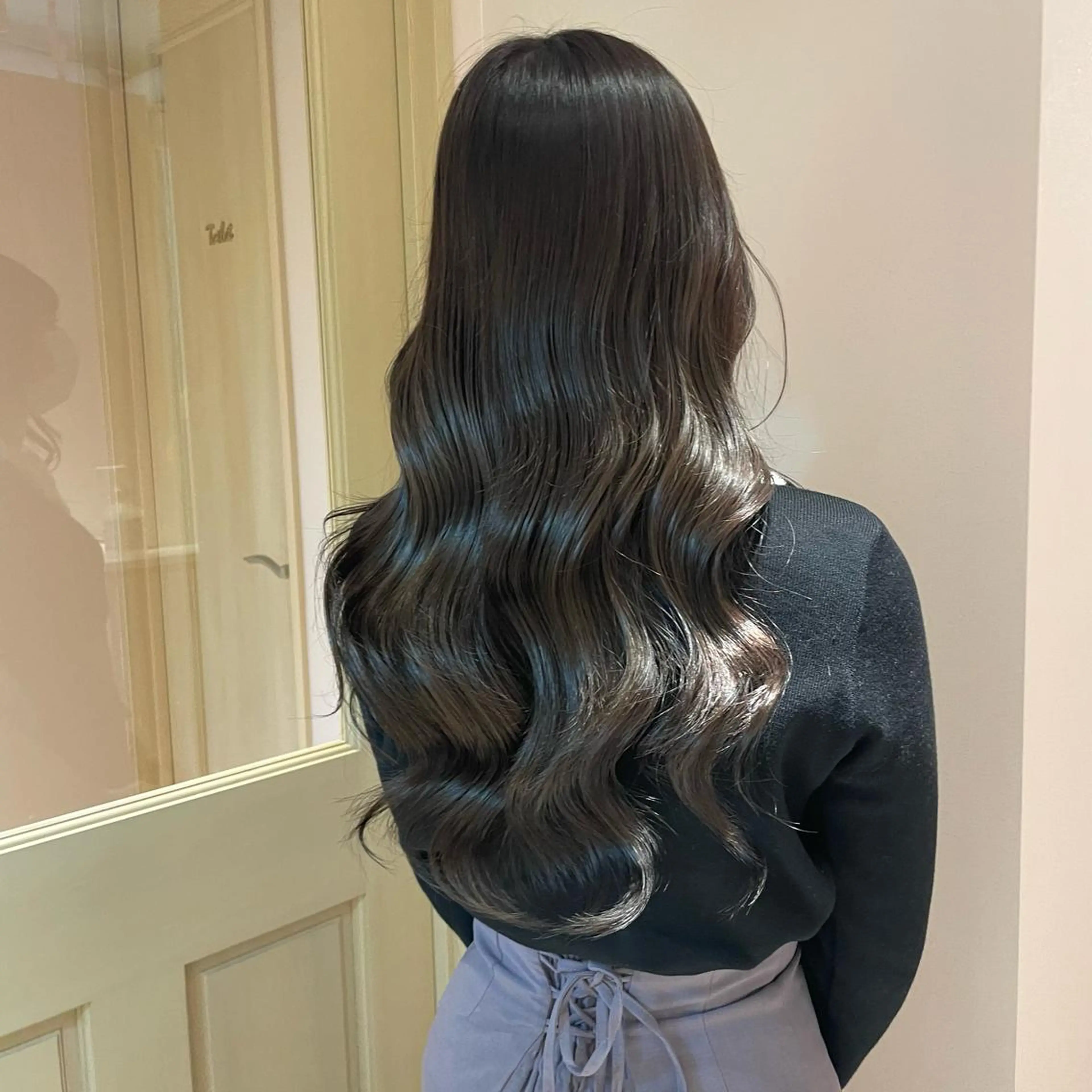 ロング ヘアカラー トリートメント ヘッドスパ マホ/日吉/髪質改善 /レイヤー/ガーリーのヘアスタイル