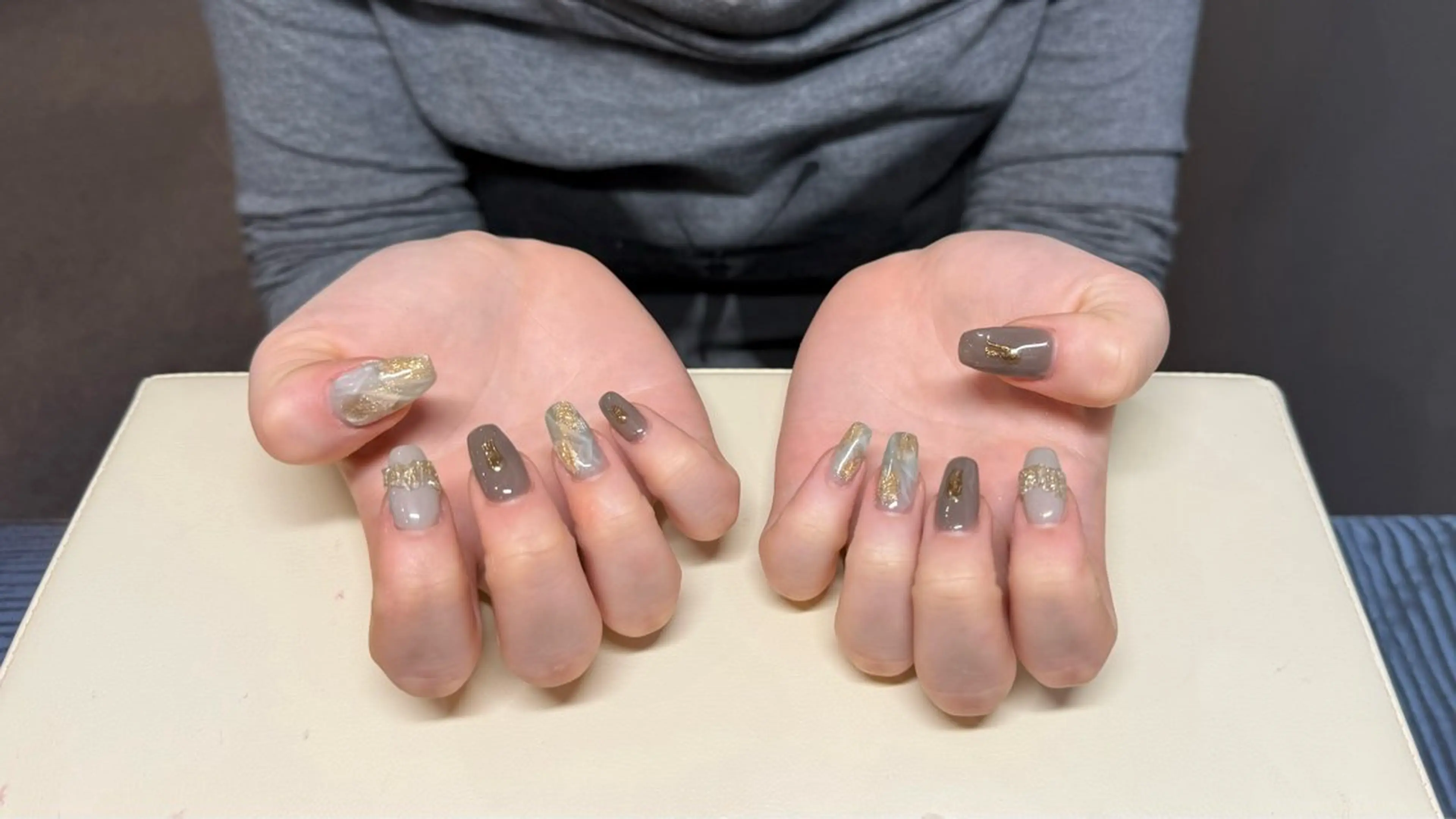 ネイル 大理石ネイル(マーブル) れいか ⏦ﾟのネイルデザイン