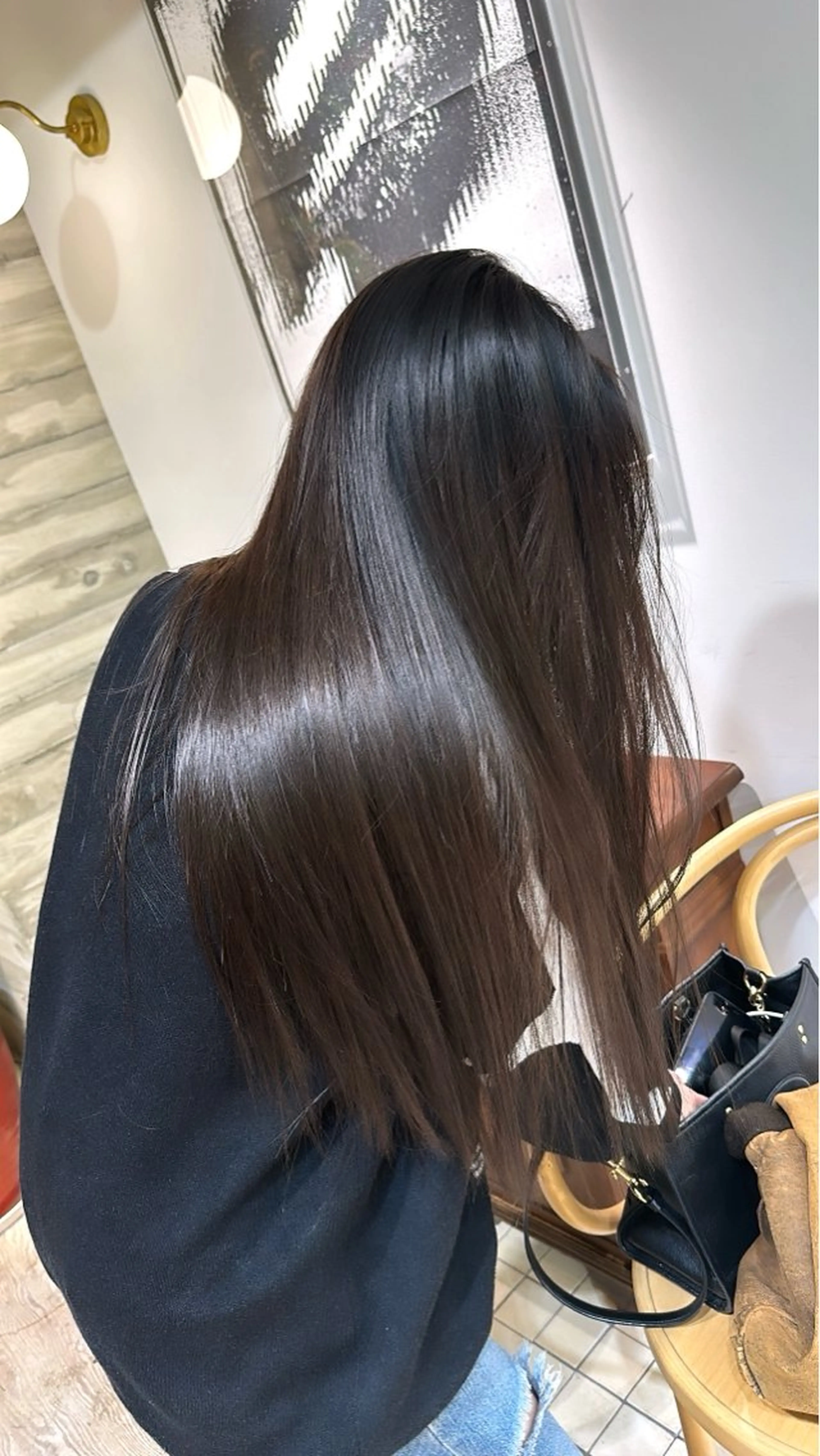 ロング カラー ヘアカラー トリートメント 色落ち綺麗透明感カラ /ボブ/ナカツヒカルのヘアスタイル