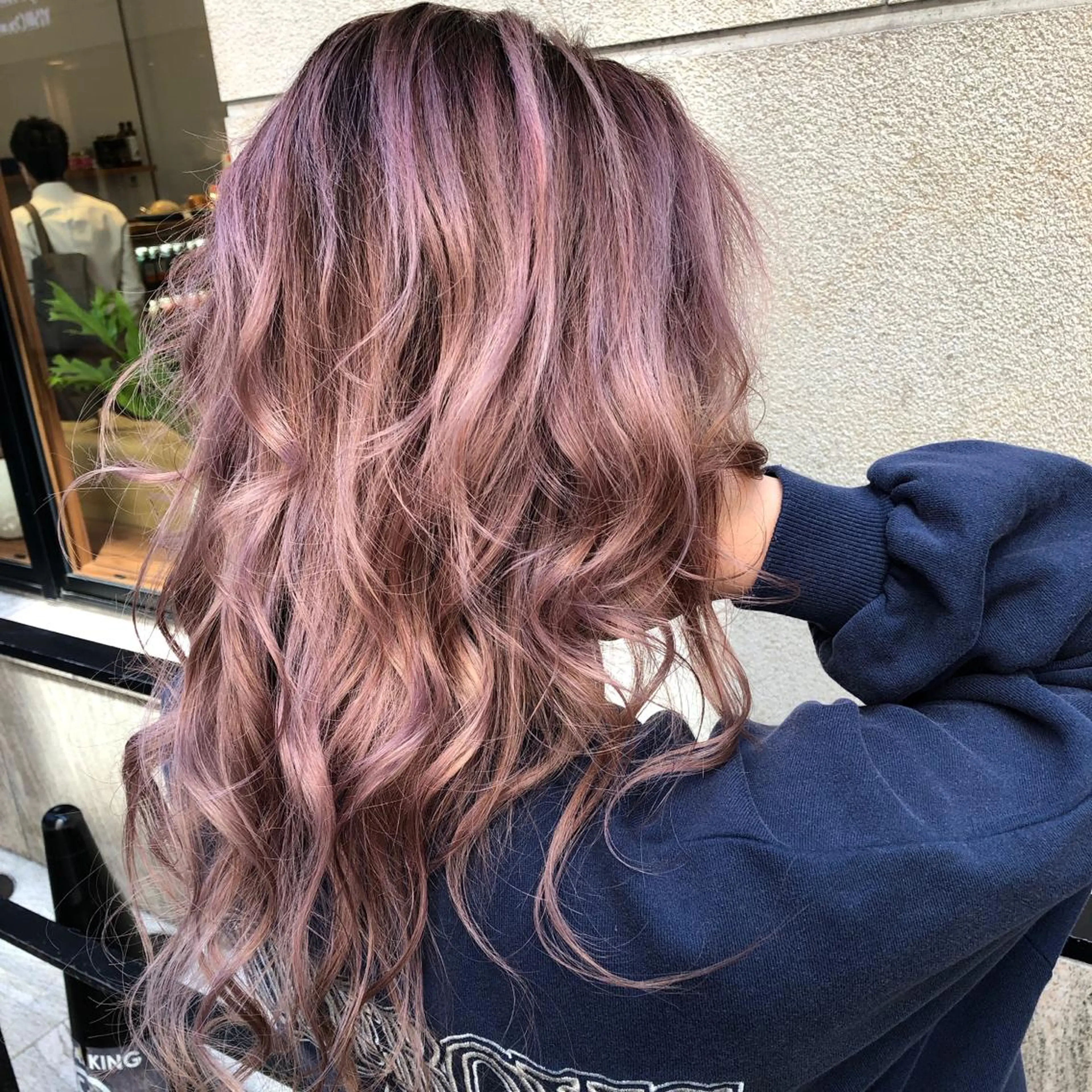 ミディアム カラー グラデーションカラー ピンクカラー ヘアカラー JILBLAN京都 ショート/ハイライトのヘアスタイル