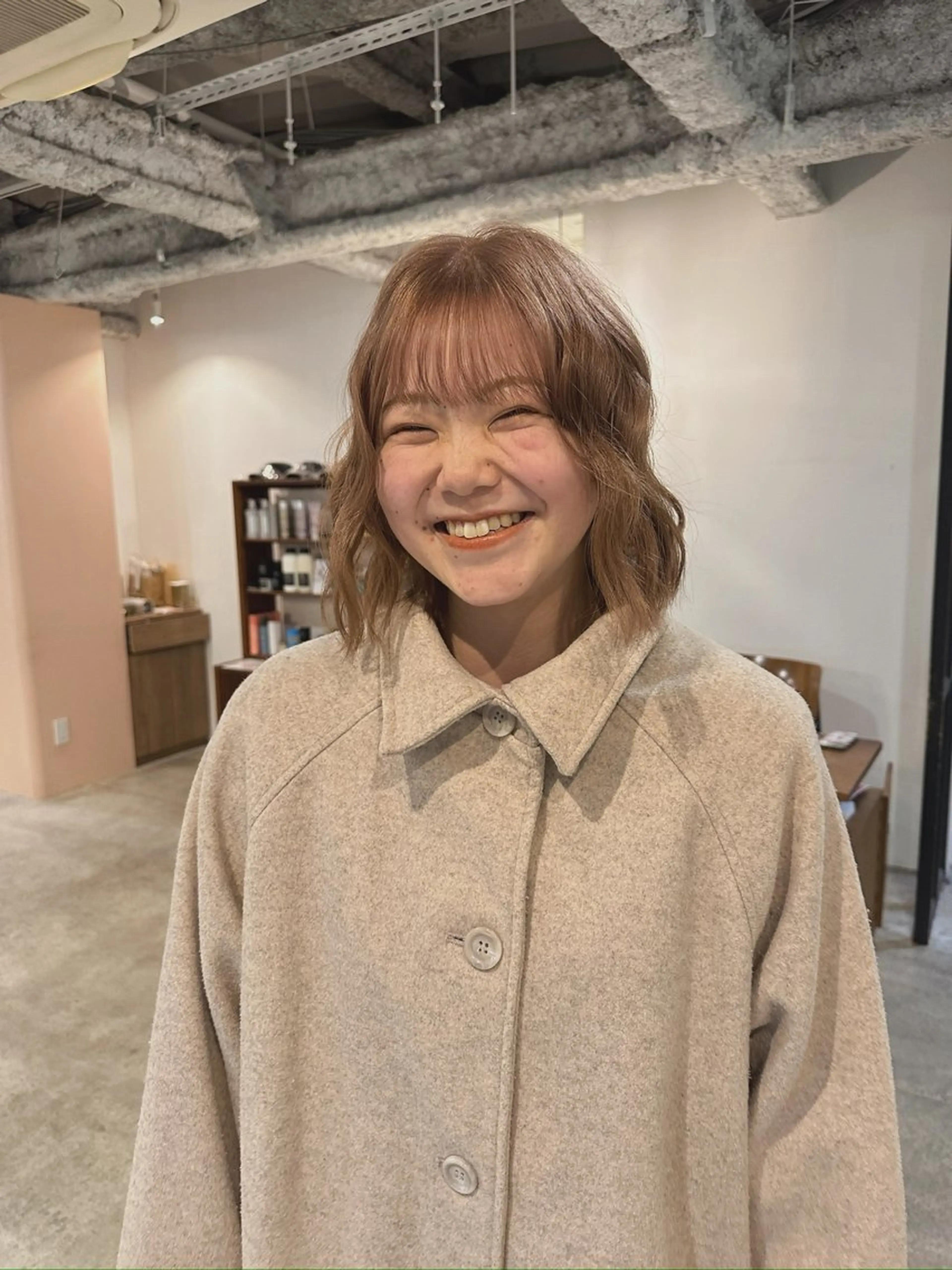 ミディアム ヘアカラー 🧣misaki 🧣のヘアスタイル