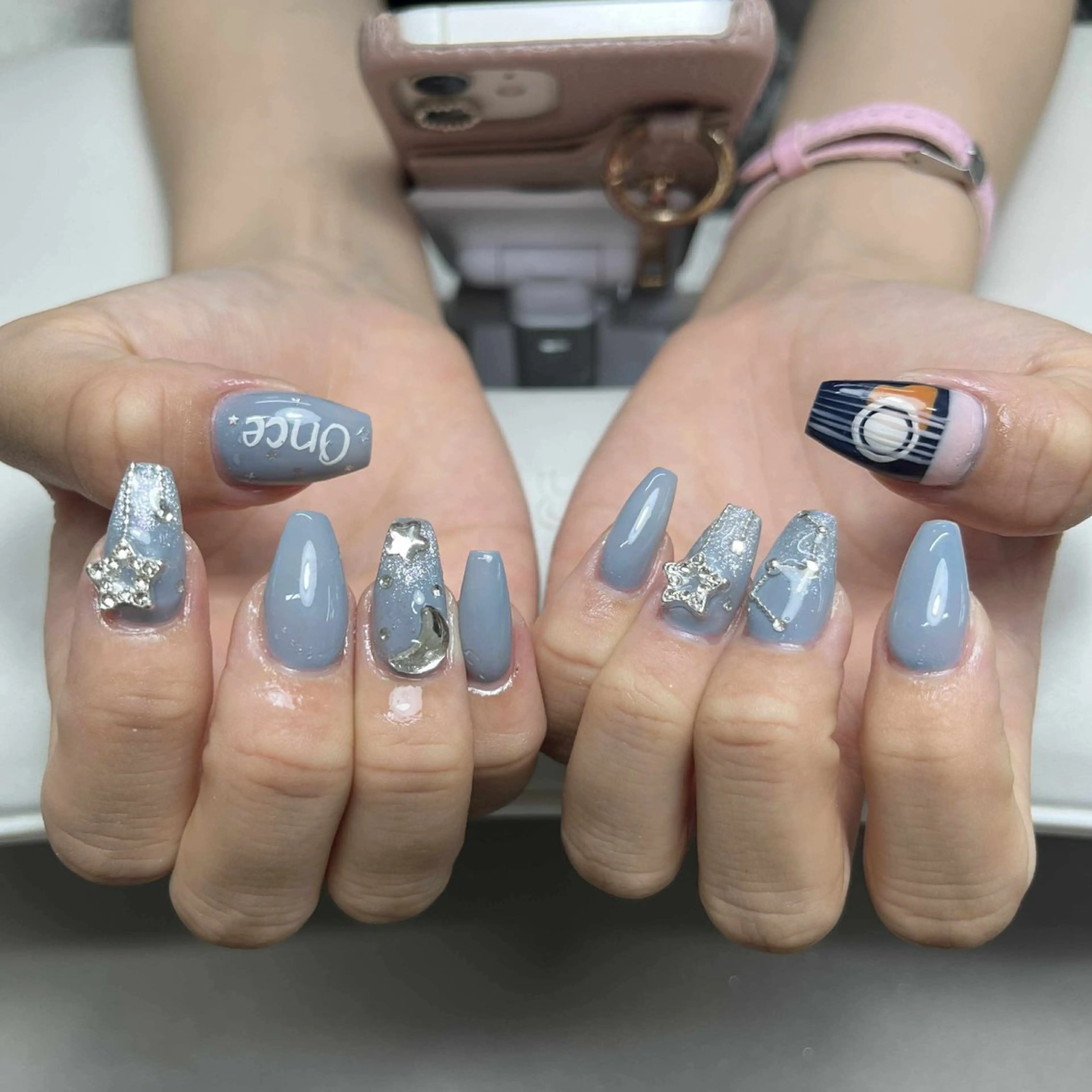 ネイル アートネイル ジェルネイル キラキラネイル 持ち込み シンプルネイル Nova Nail Salonのネイルデザイン